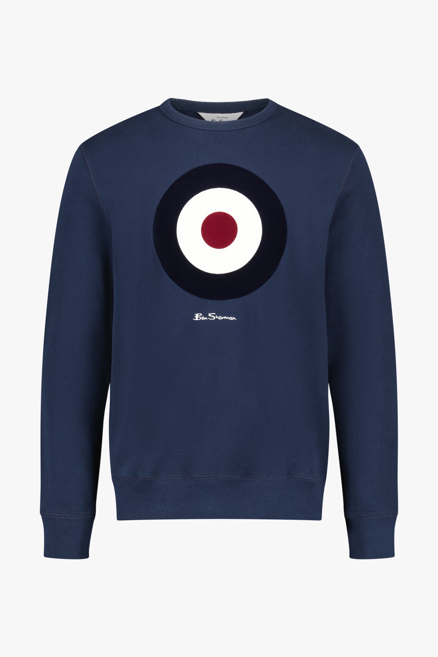 Pull marine avec un imprimé  de Ben Sherman pour Hommes