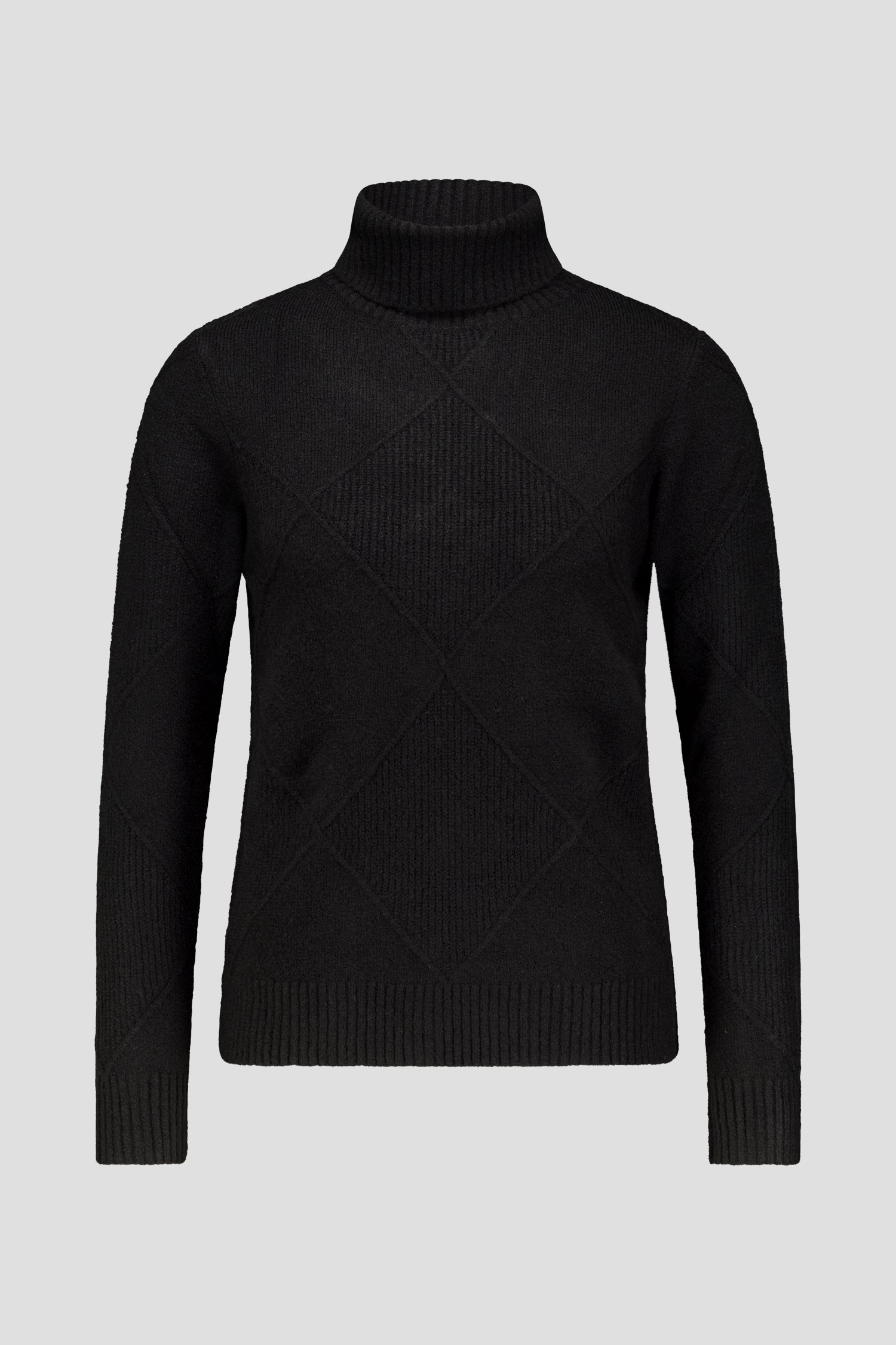 Photo produit 1 de Pull noir à col roulé de Liberty Island pour Femmes