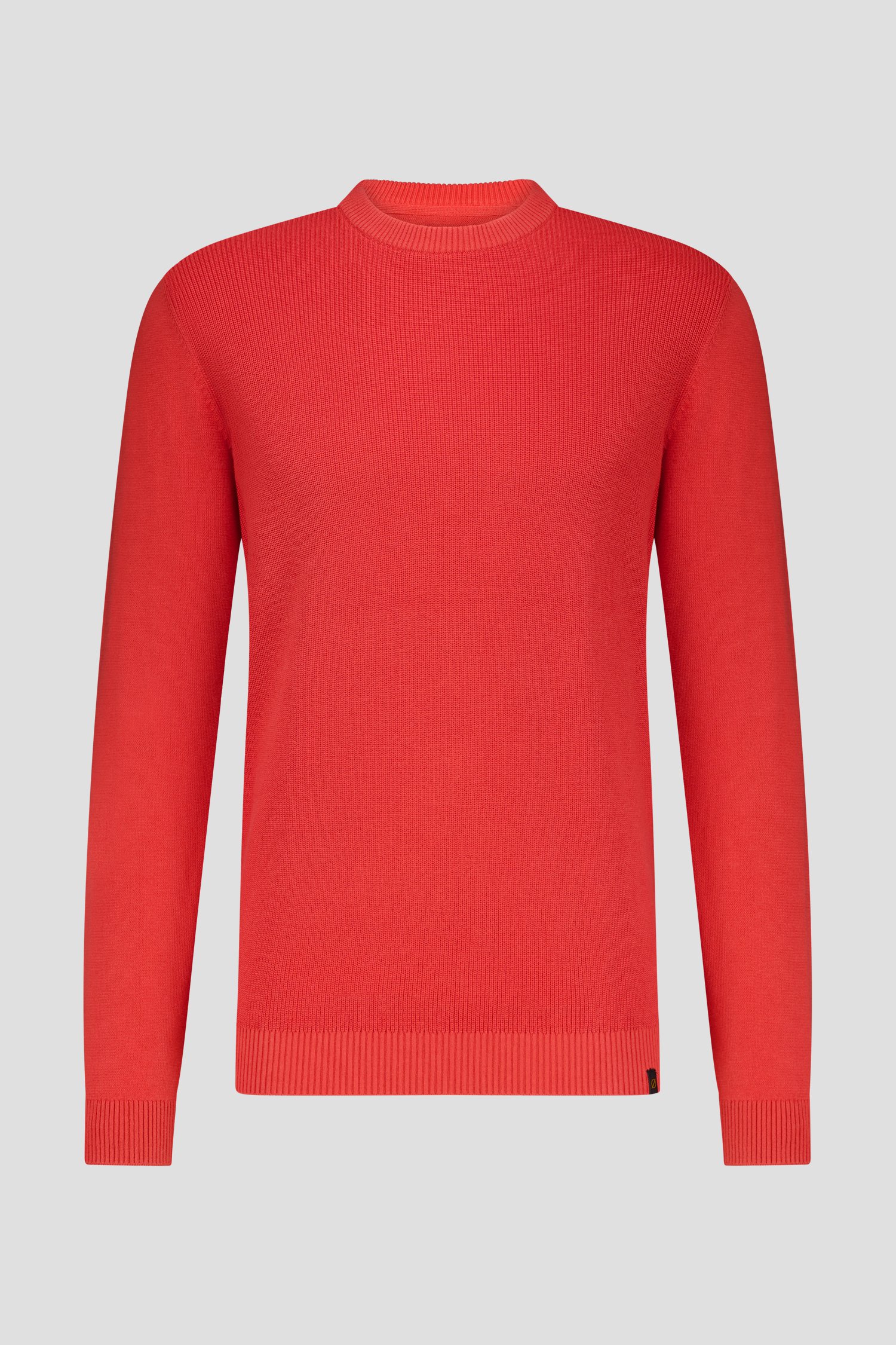 Pull orange à col rond  de Ravøtt pour Hommes