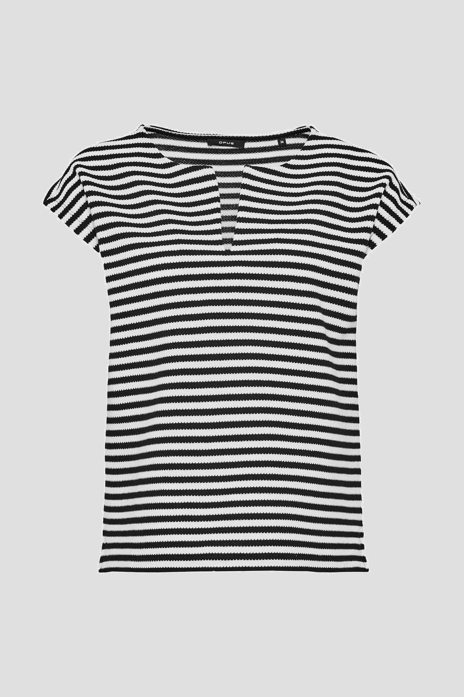 Pull rayé noir et blanc de Opus pour Femmes