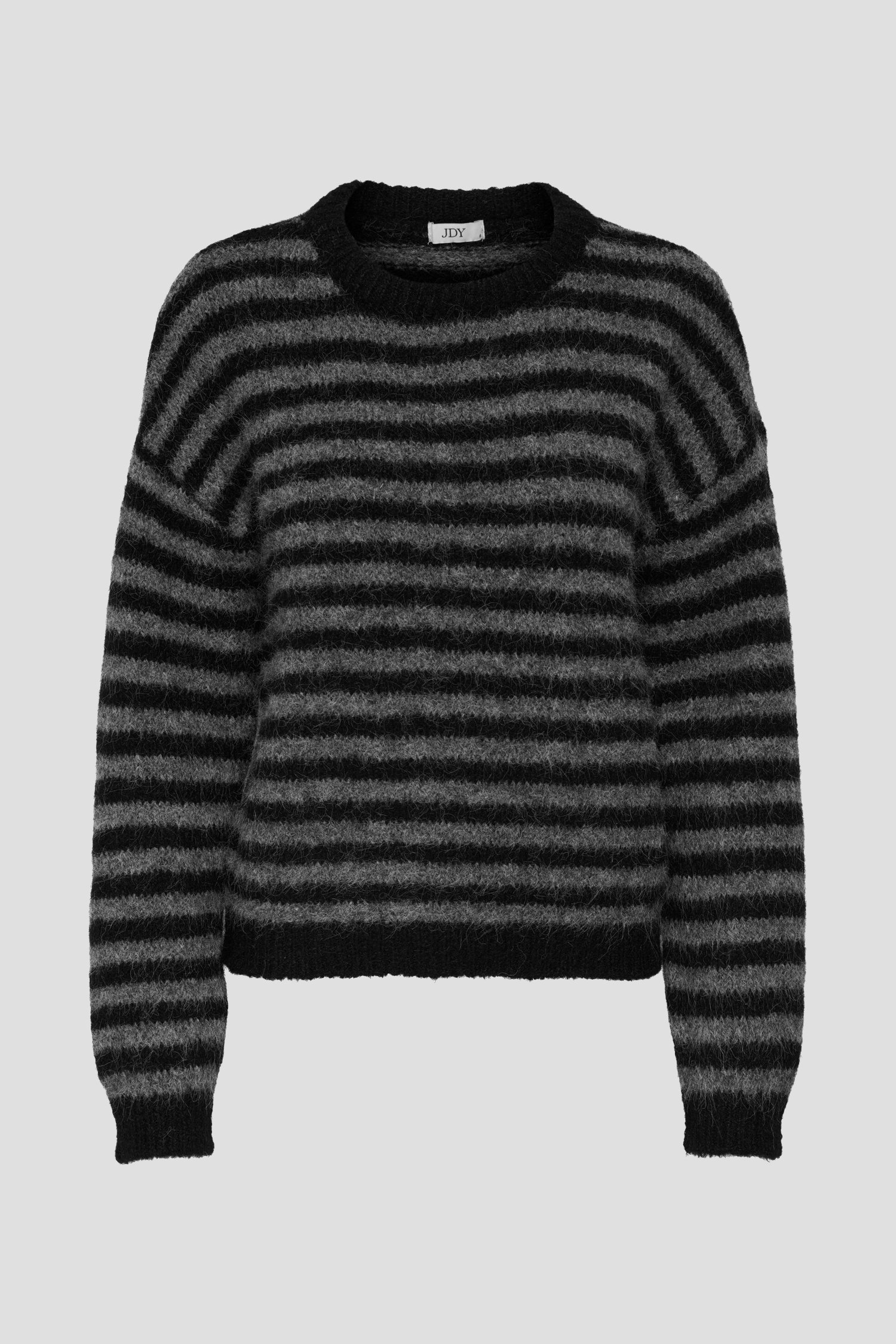 Photo produit 1 de Pull rayé noir et gris de JDY pour Femmes