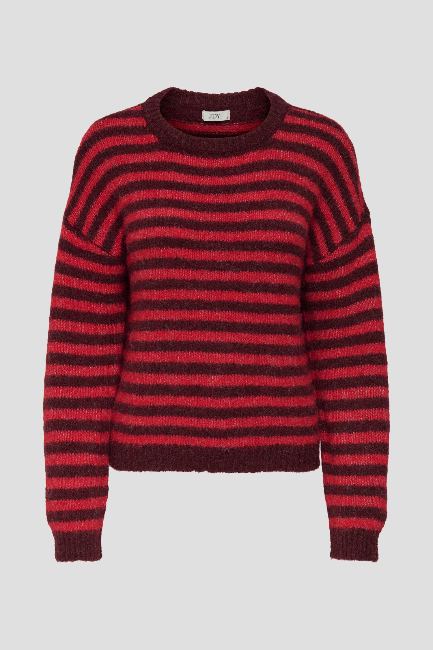 Photo produit 1 de Pull rayé rouge et bordeaux de JDY pour Femmes