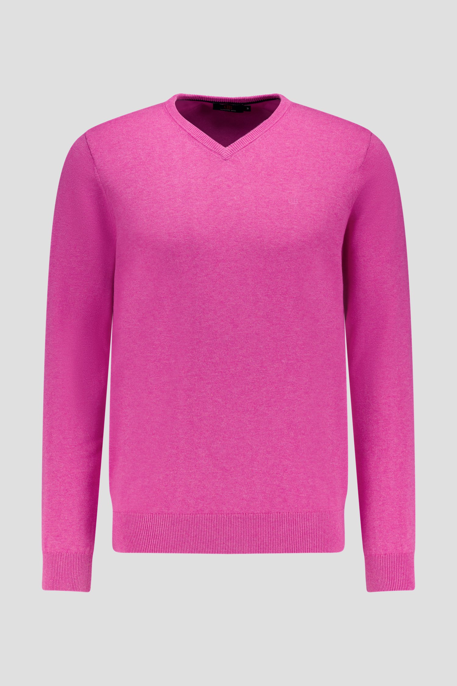 Pull rose avec col en V de Dansaert Blue pour Hommes