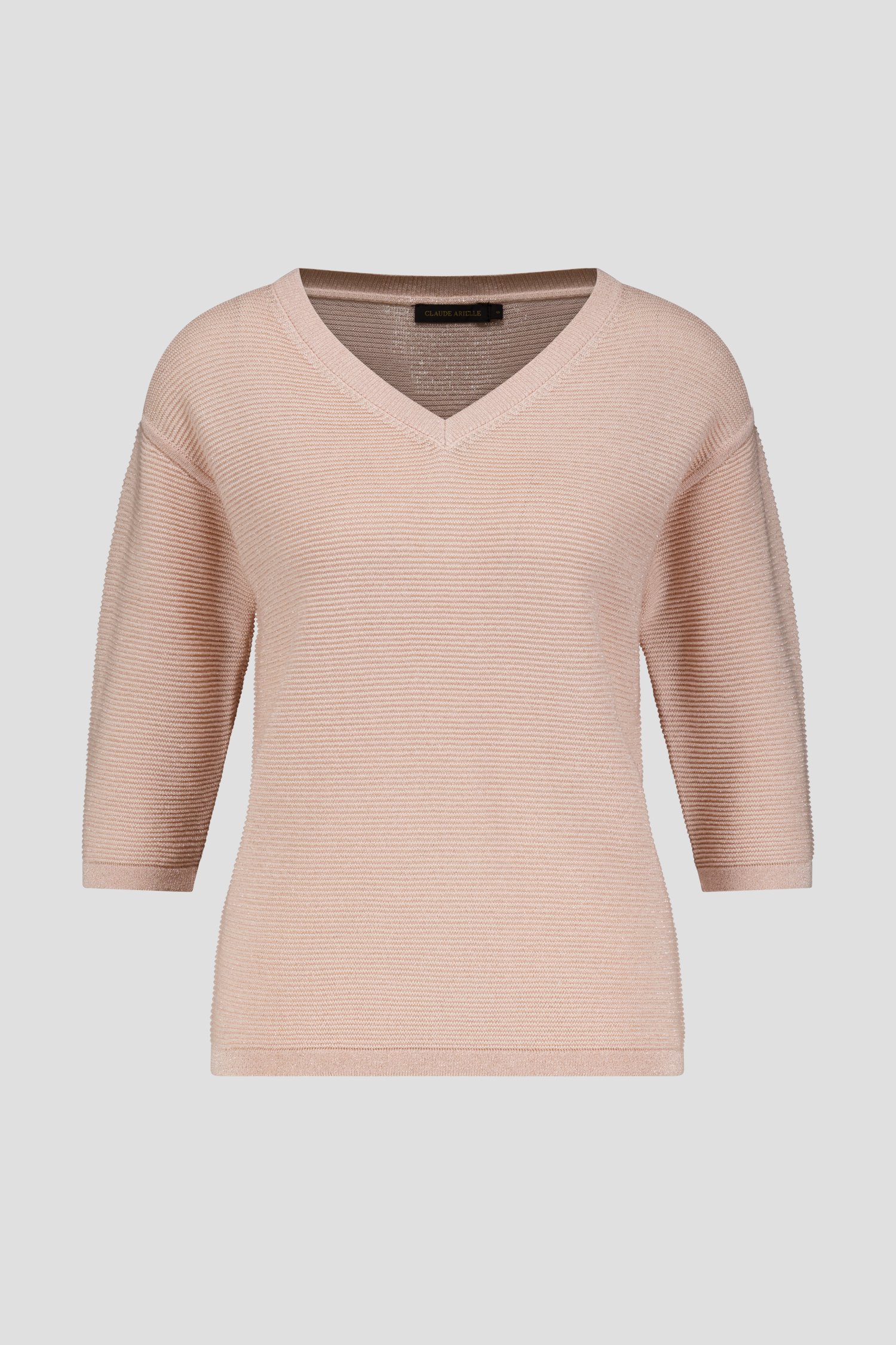 Photo produit 1 de Pull rose avec paillettes de Claude Arielle pour Femmes