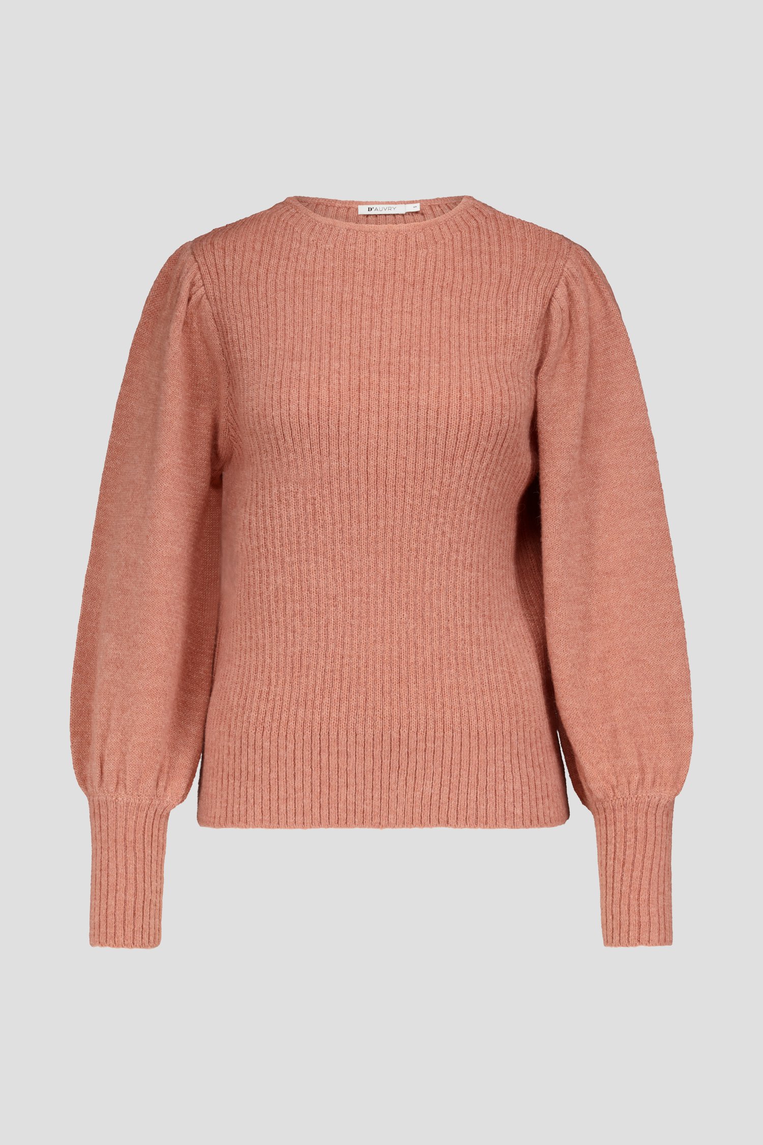 Pull rose pâle avec de la laine de D'Auvry pour Femmes