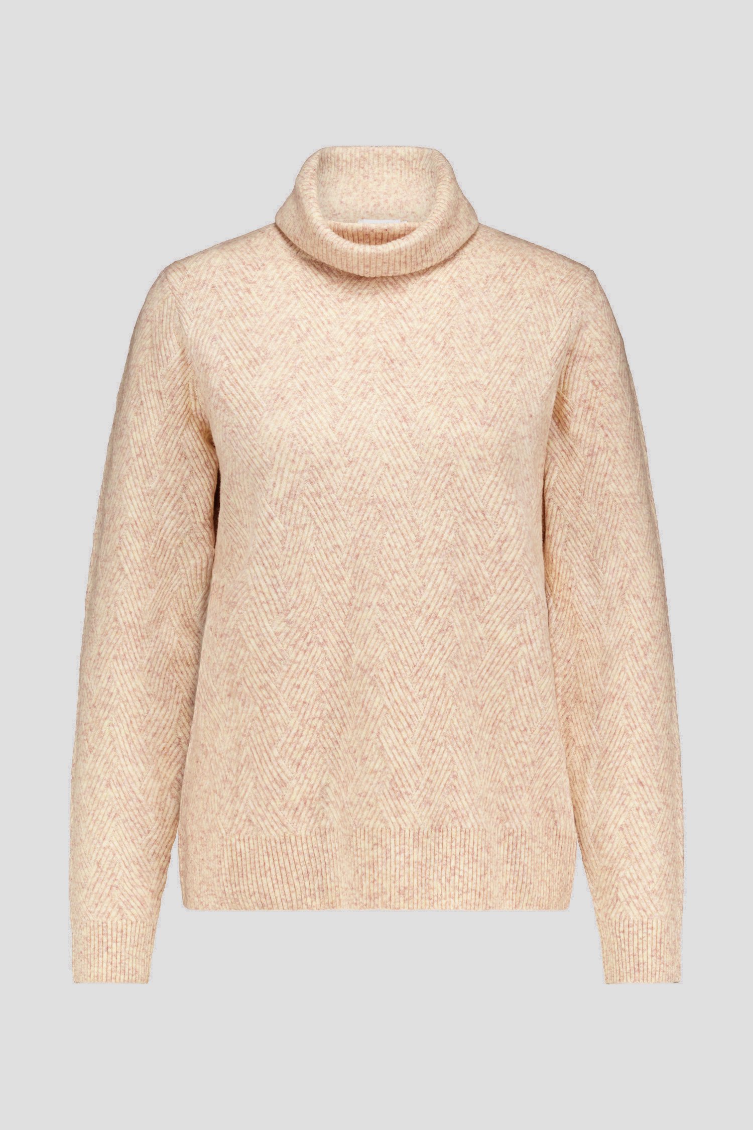 Pull rose pâle en maille texturée	 de Liberty Island pour Femmes