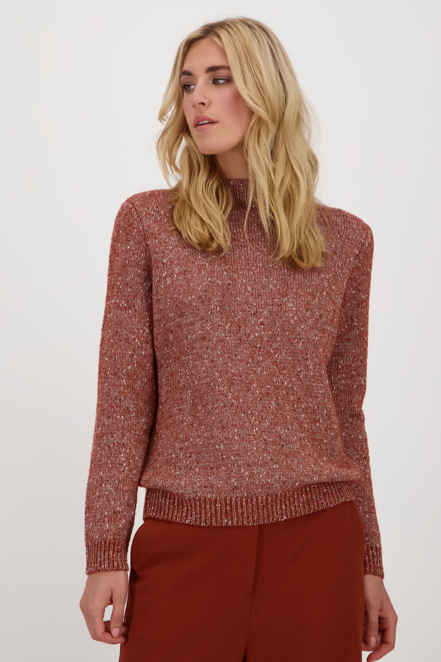 Pull rouge-brun de Libelle pour Femmes