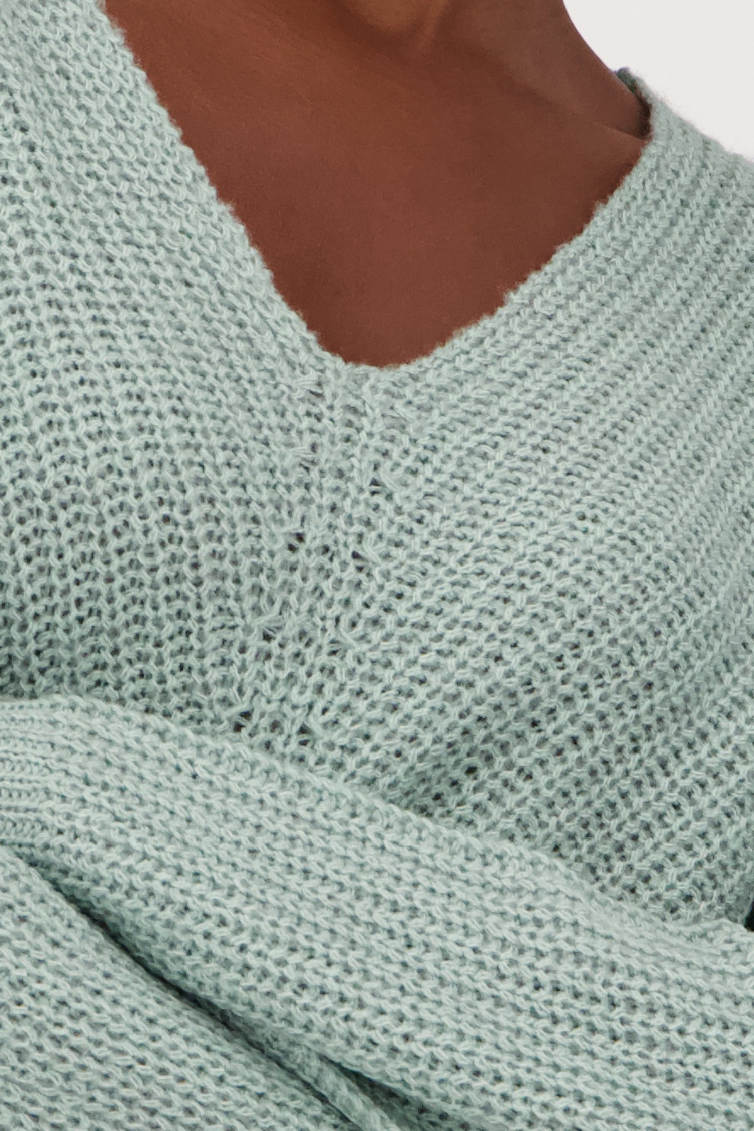 Pull tricoté gris-bleu de JDY pour Femmes