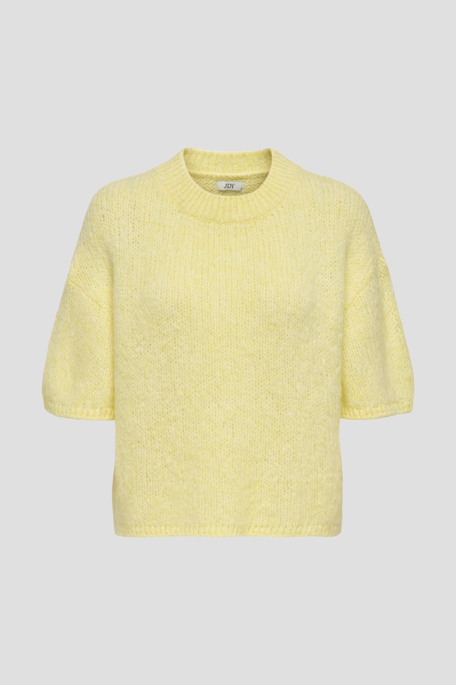 Photo produit 1 de Pull tricoté jaune clair à manches courtes  de JDY pour Femmes
