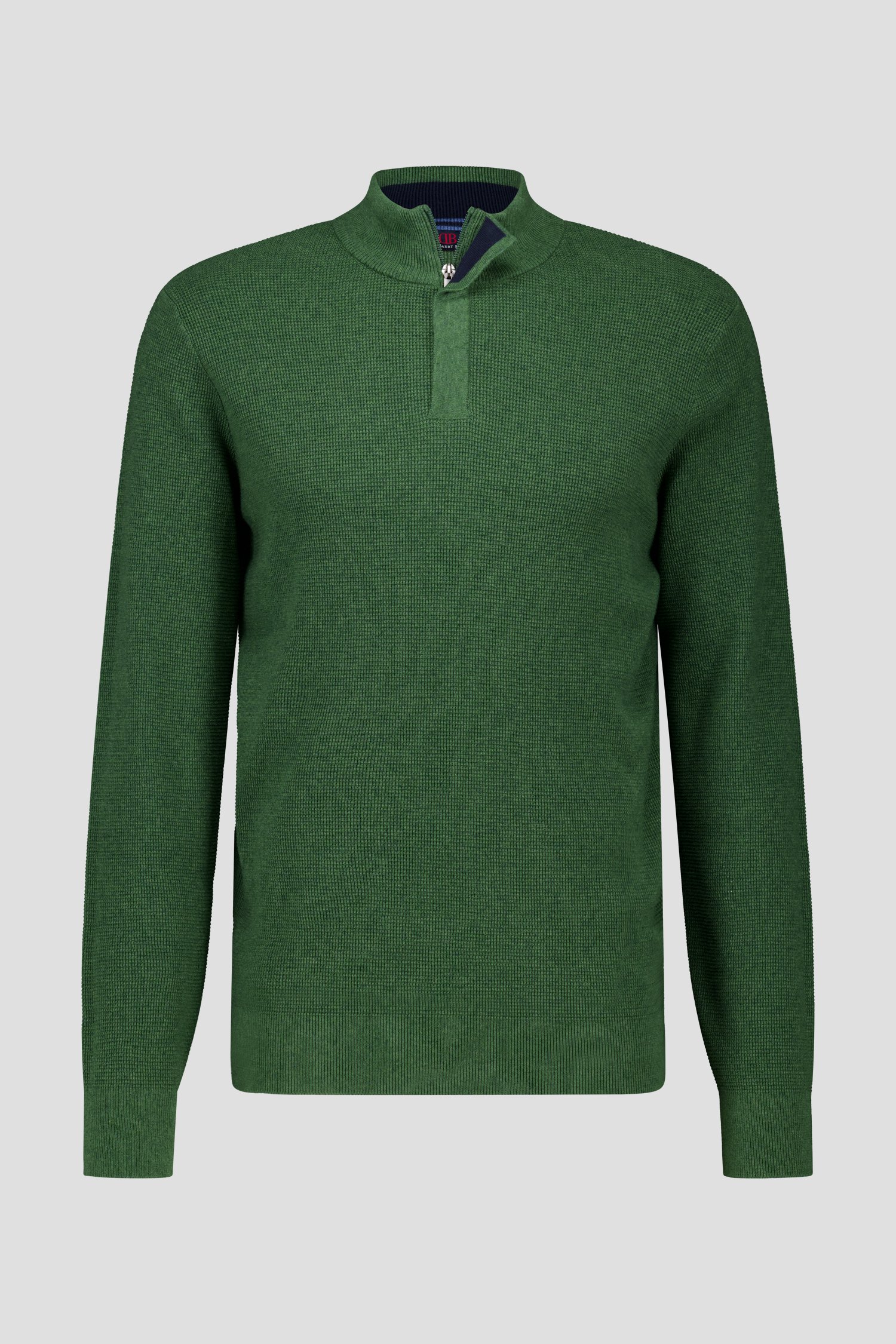 Pull vert à col montant de Dansaert Blue pour Hommes