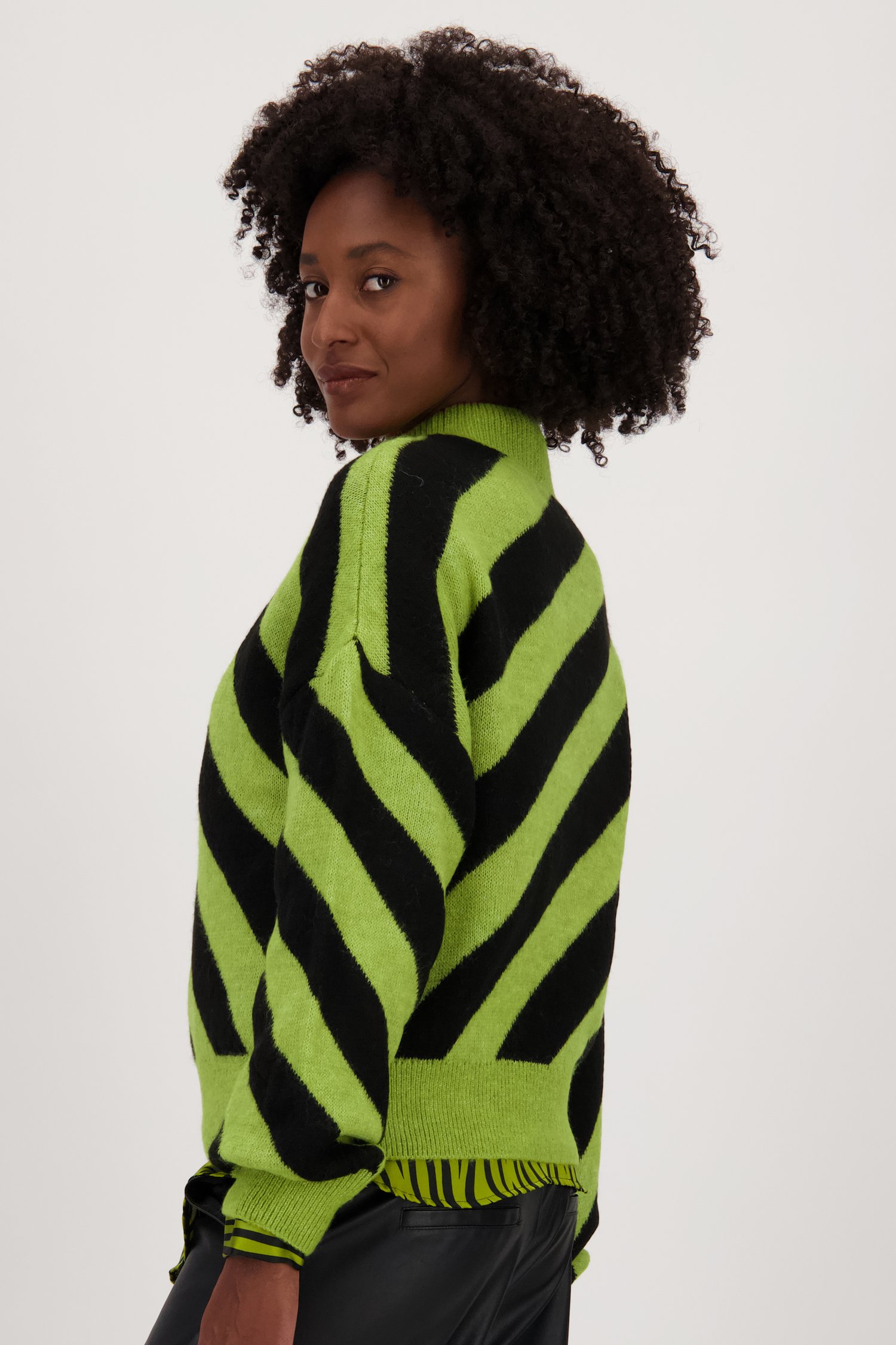 Pull vert à imprimé noir de JDY pour Femmes
