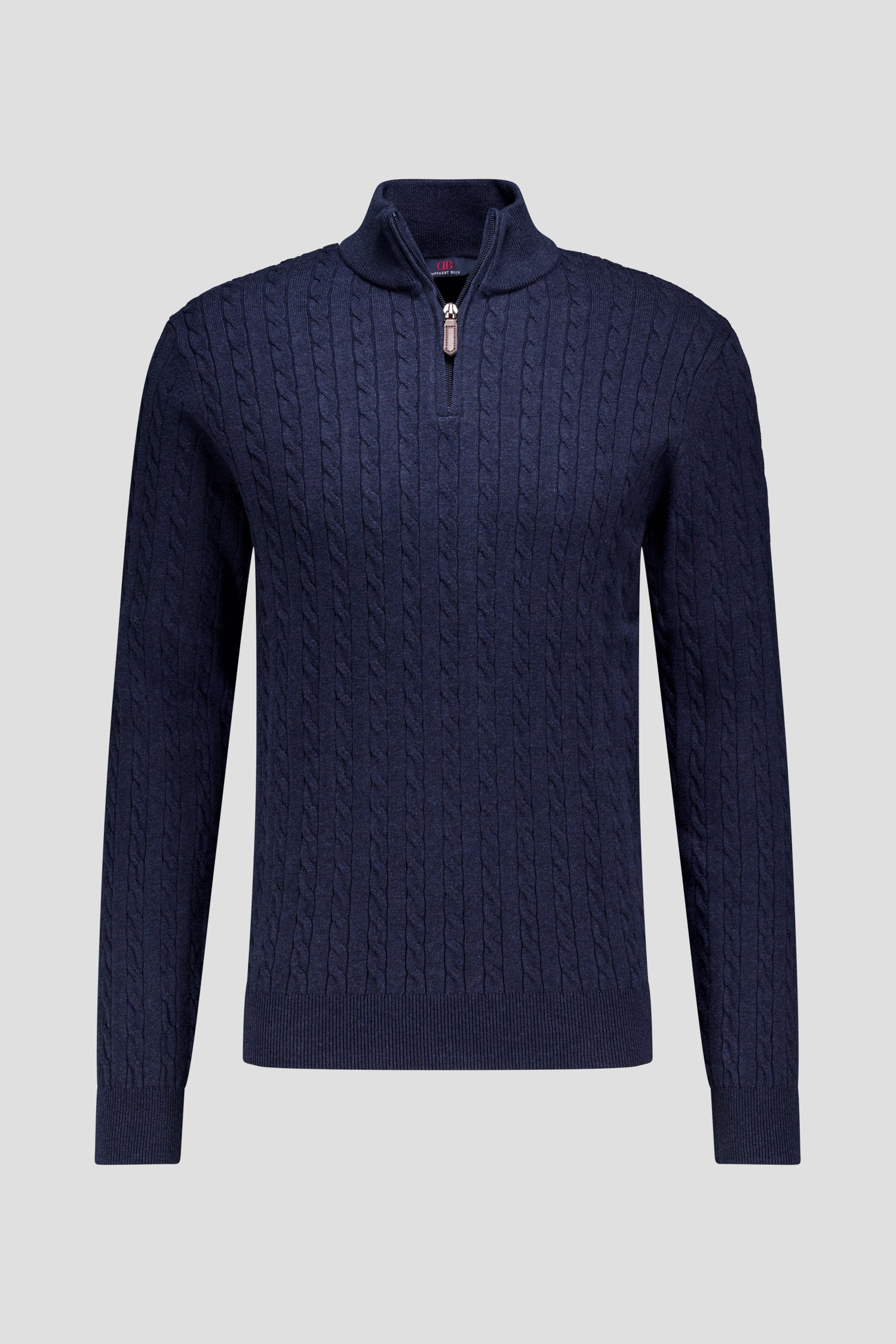 Photo produit 1 de Pull vert avec encolure haute de Dansaert Blue pour Hommes