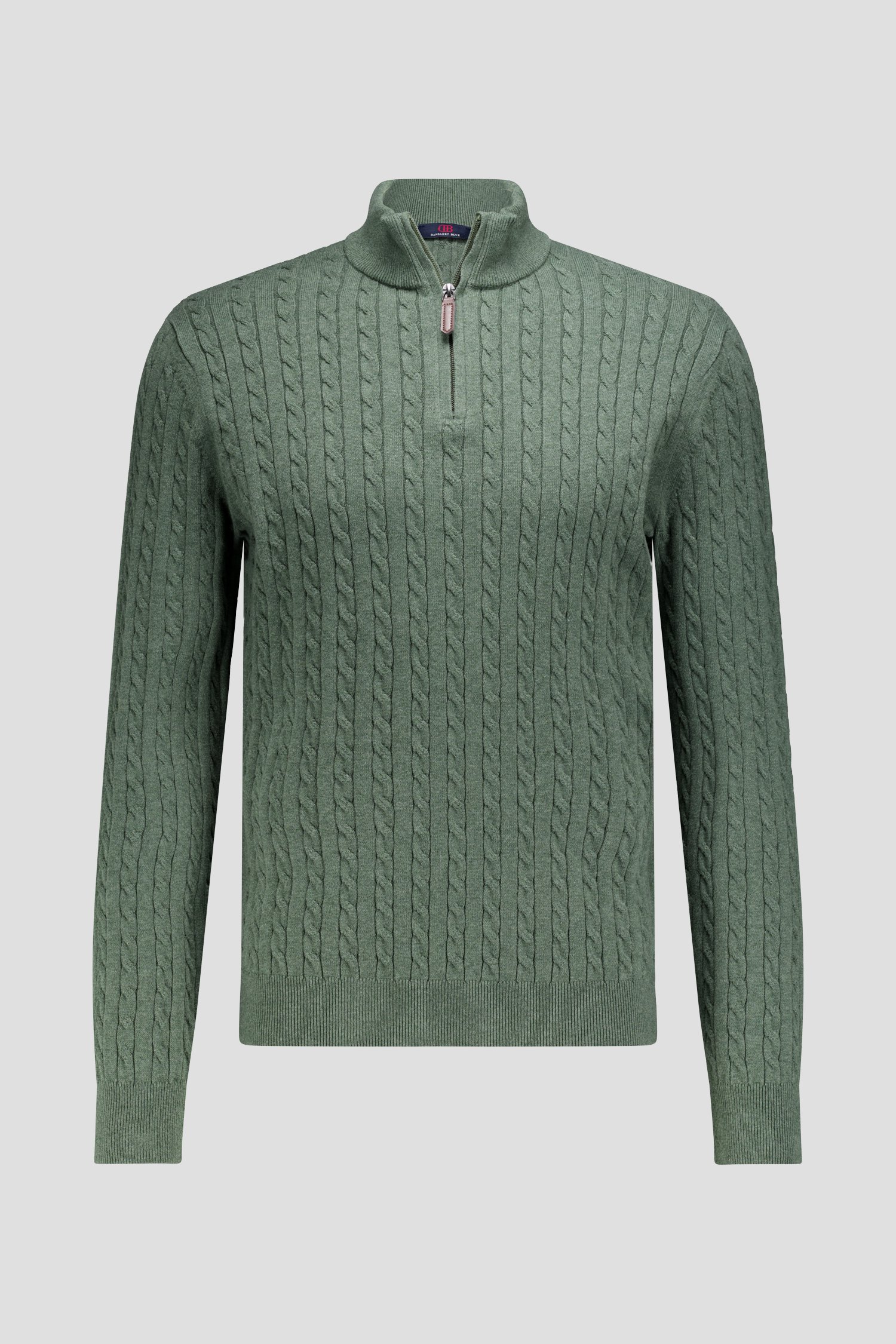 Photo produit 1 de Pull vert avec encolure haute de Dansaert Blue pour Hommes