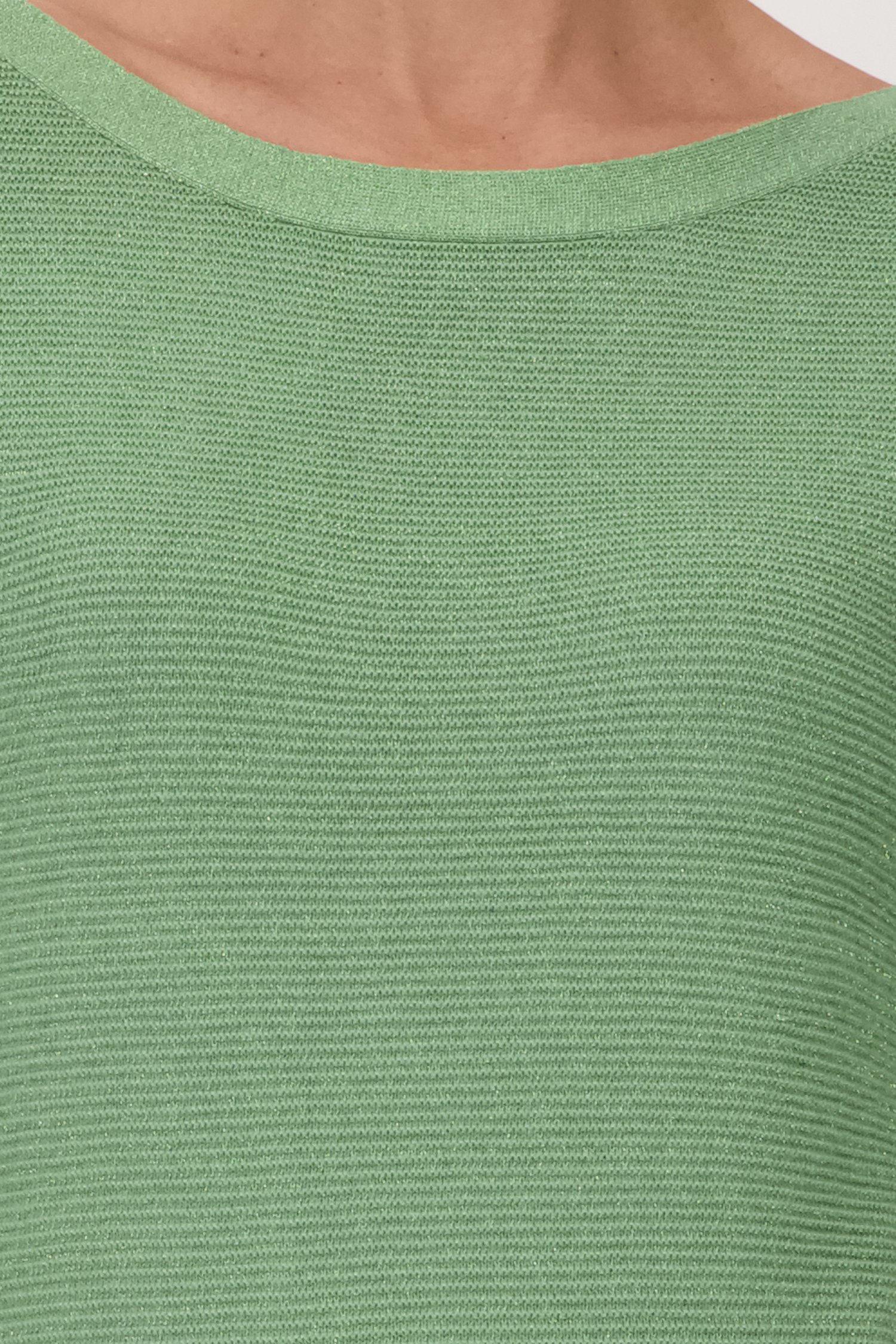 Pull vert avec paillettes de Claude Arielle pour Femmes