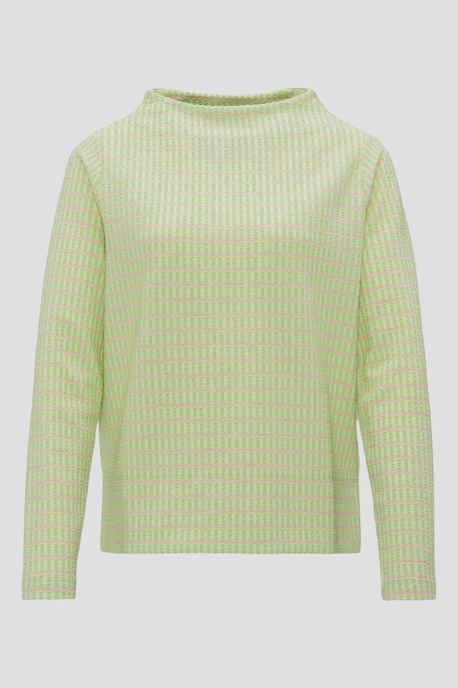Pull vert avec tissu texturé gaufré de Opus pour Femmes