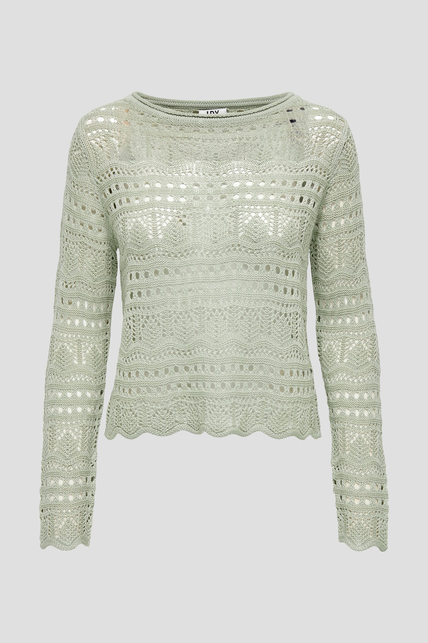 Pull vert crocheté de JDY pour Femmes