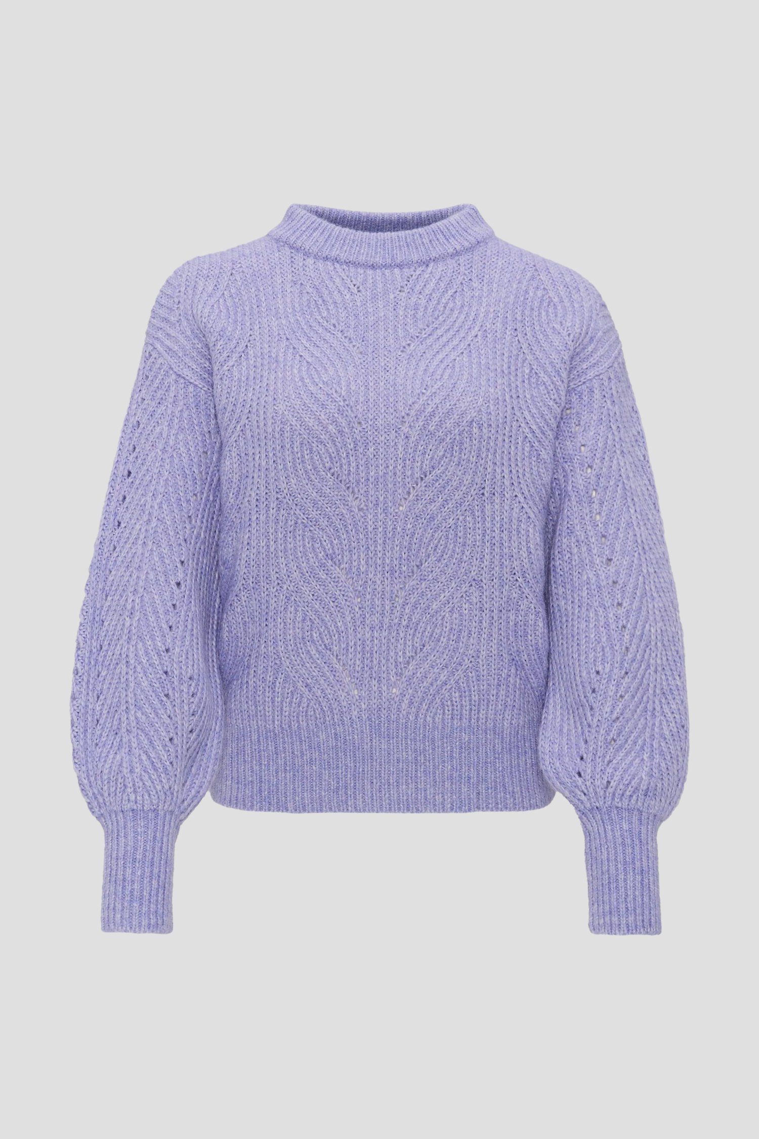 Pull violet à manches larges de Opus pour Femmes