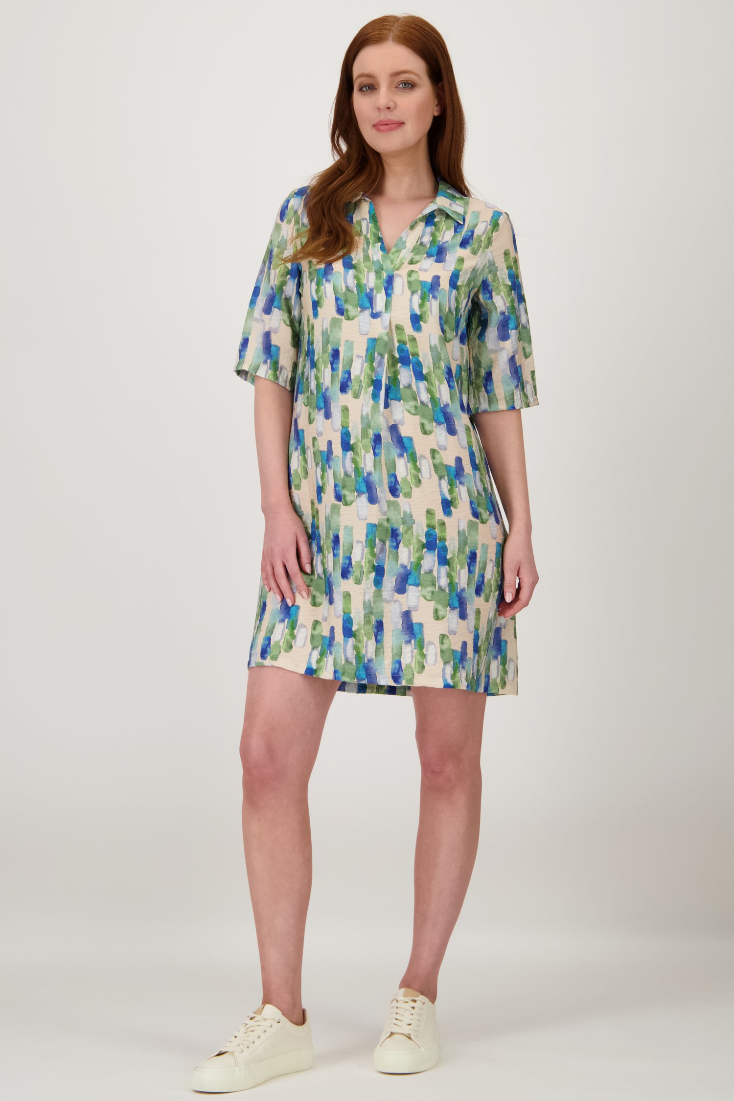 Robe avec imprimé aquarelle bleu-vert de Liberty Loving nature pour Femmes