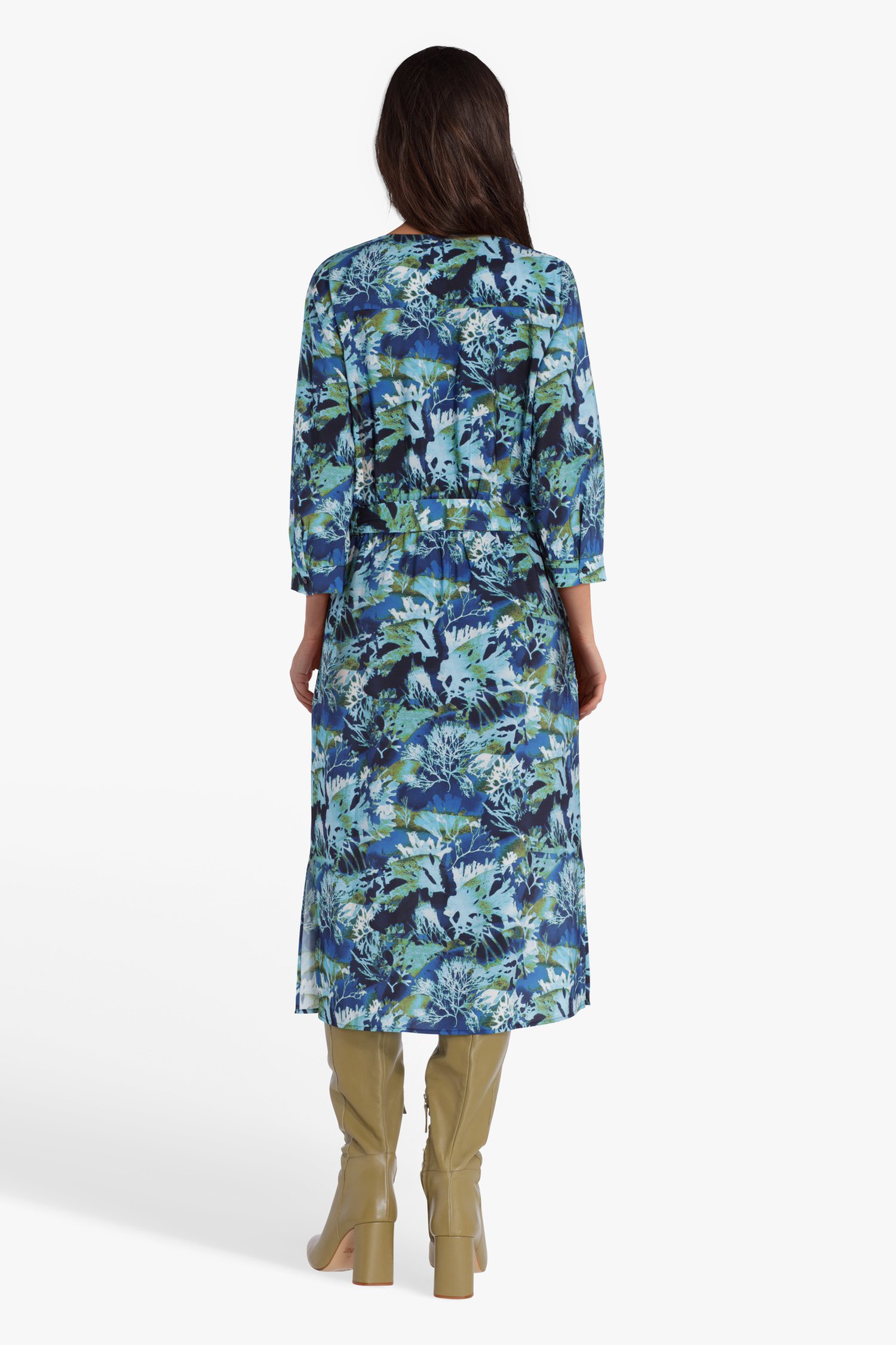 Robe bleue à imprimé de D'Auvry pour Femmes