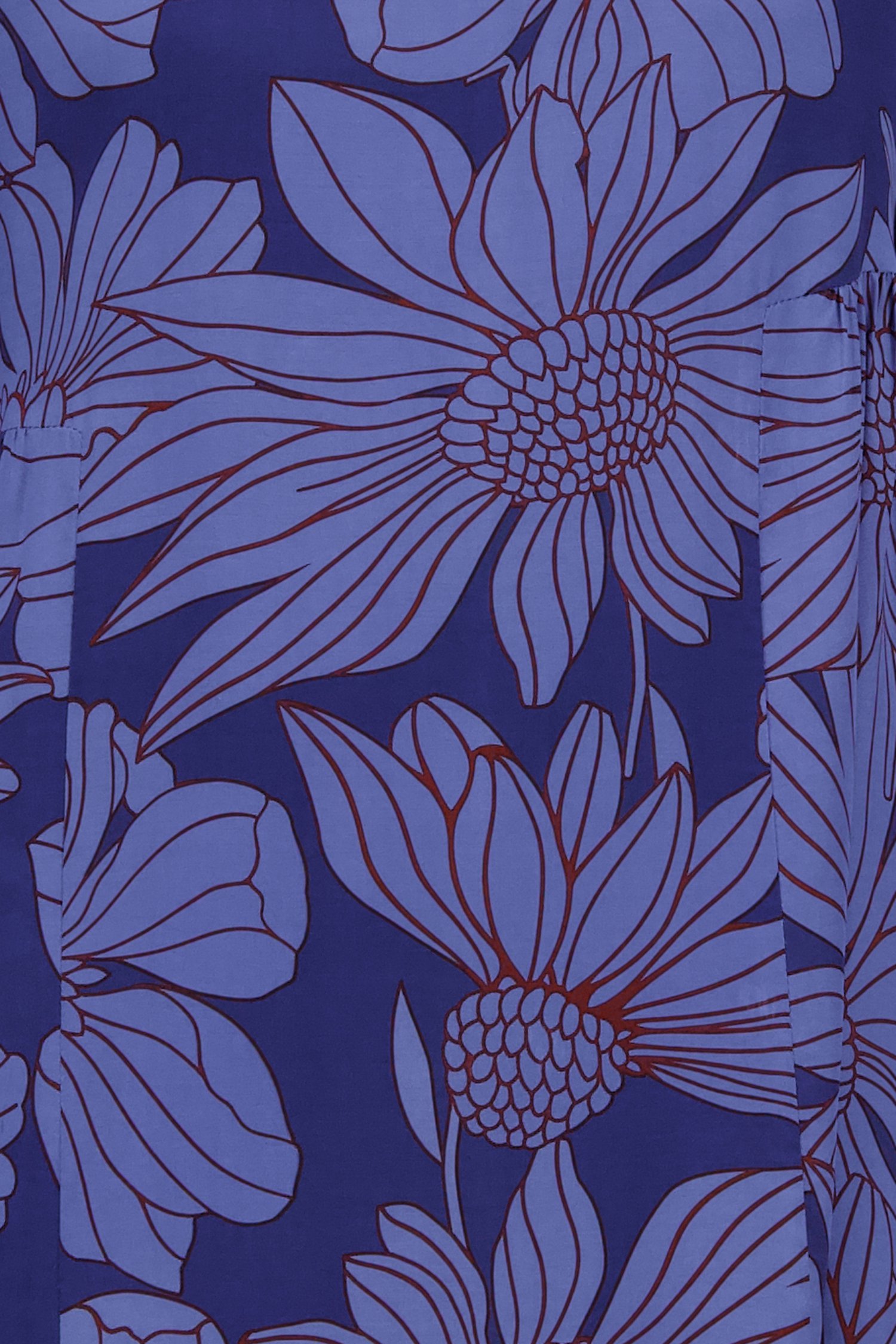 Robe bleue à imprimé floral de Libelle pour Femmes