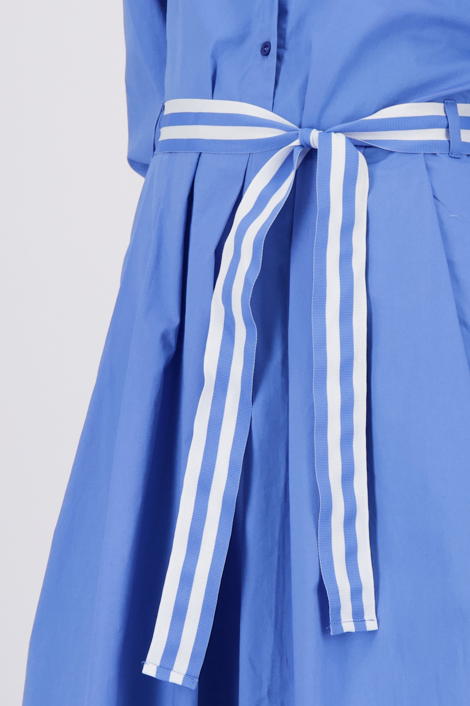 Robe bleue avec ceinture à nœud de More & More pour Femmes