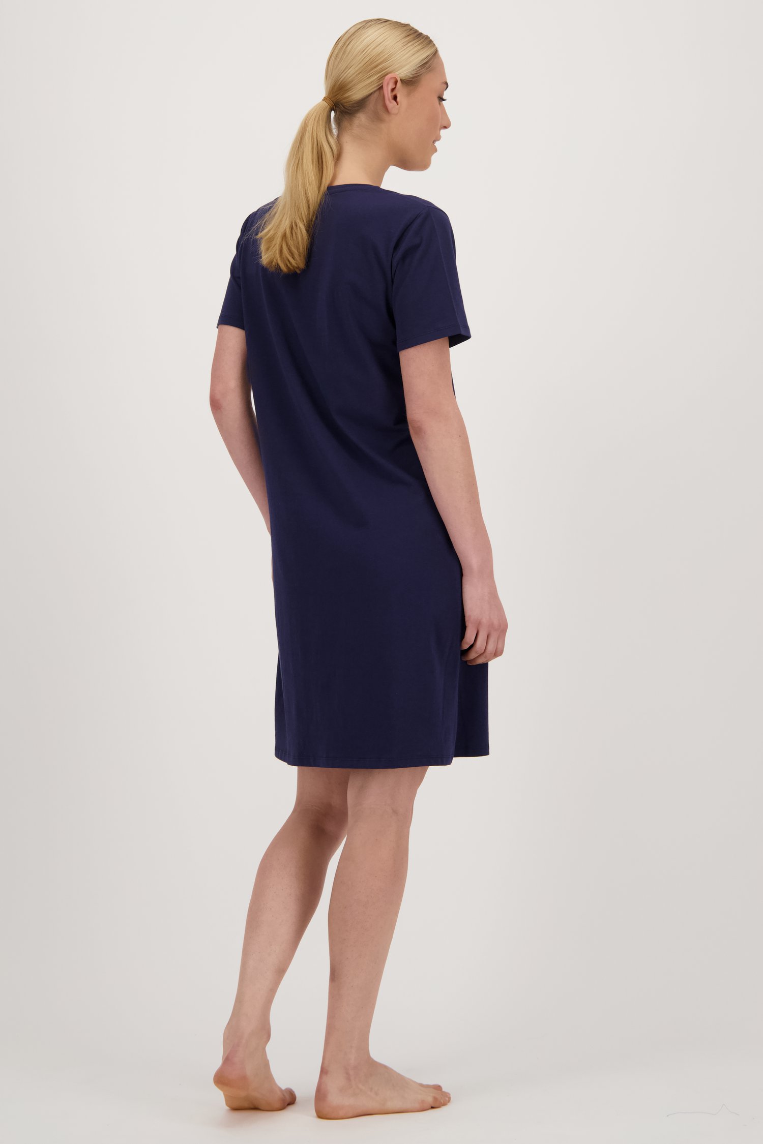 Robe de nuit bleu marine avec imprimé de Götzburg pour Femmes