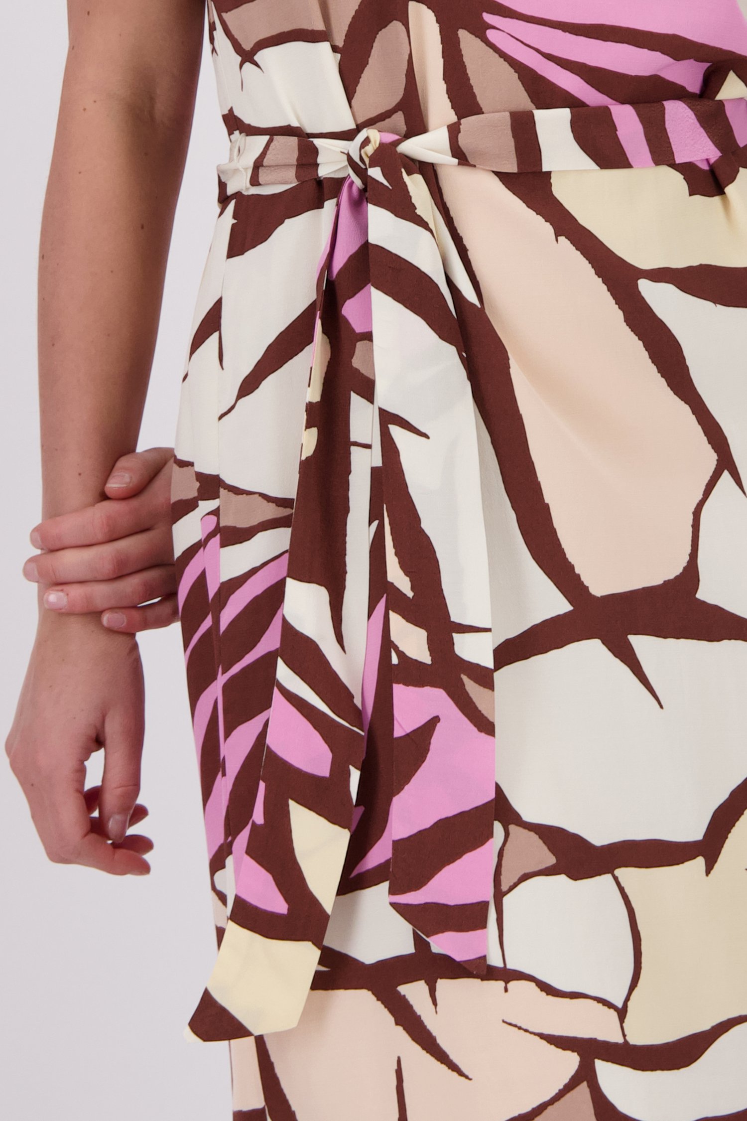 Robe écrue à imprimé graphique de D'Auvry pour Femmes