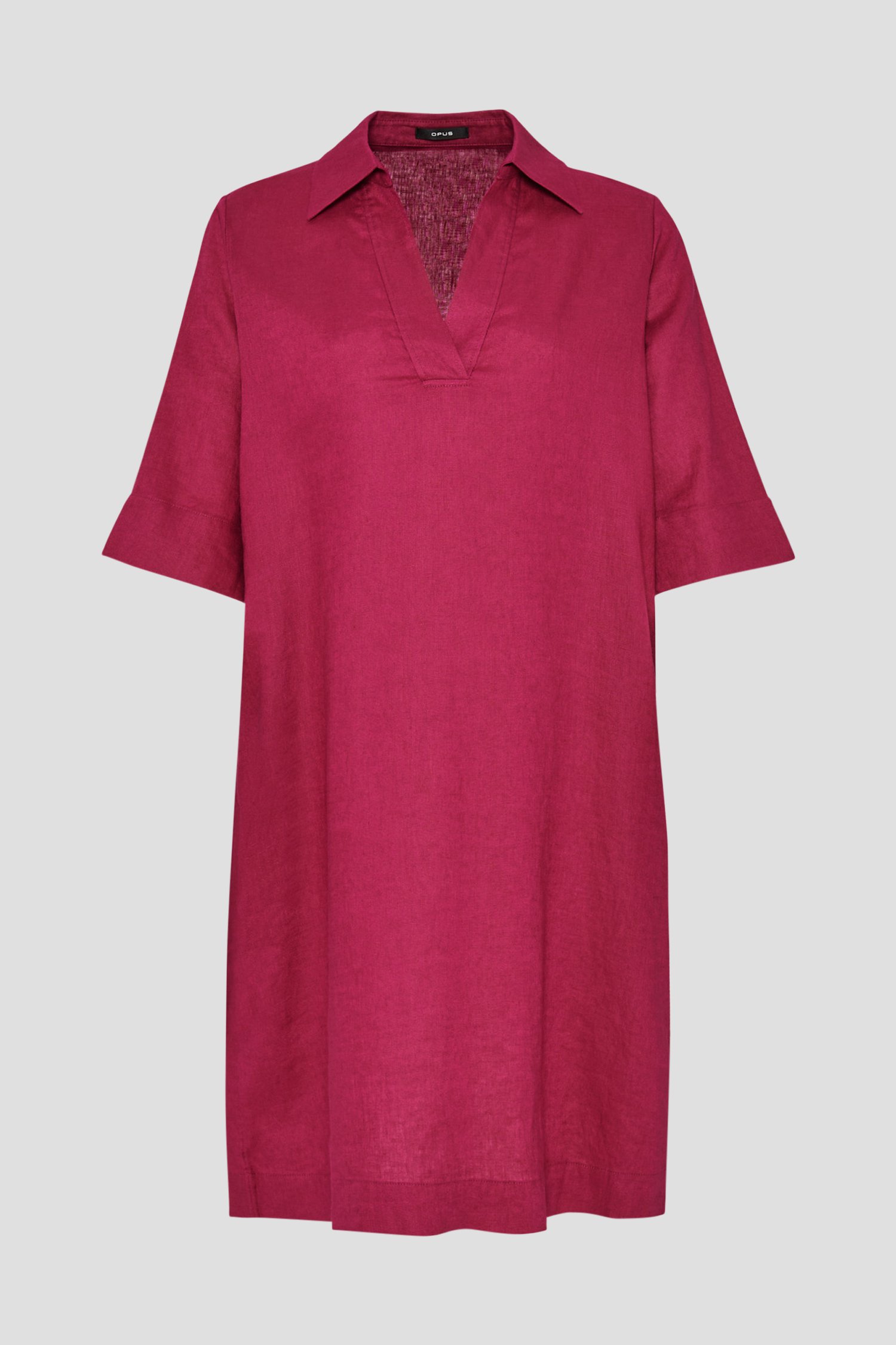 Robe en lin rose foncé de Opus pour Femmes
