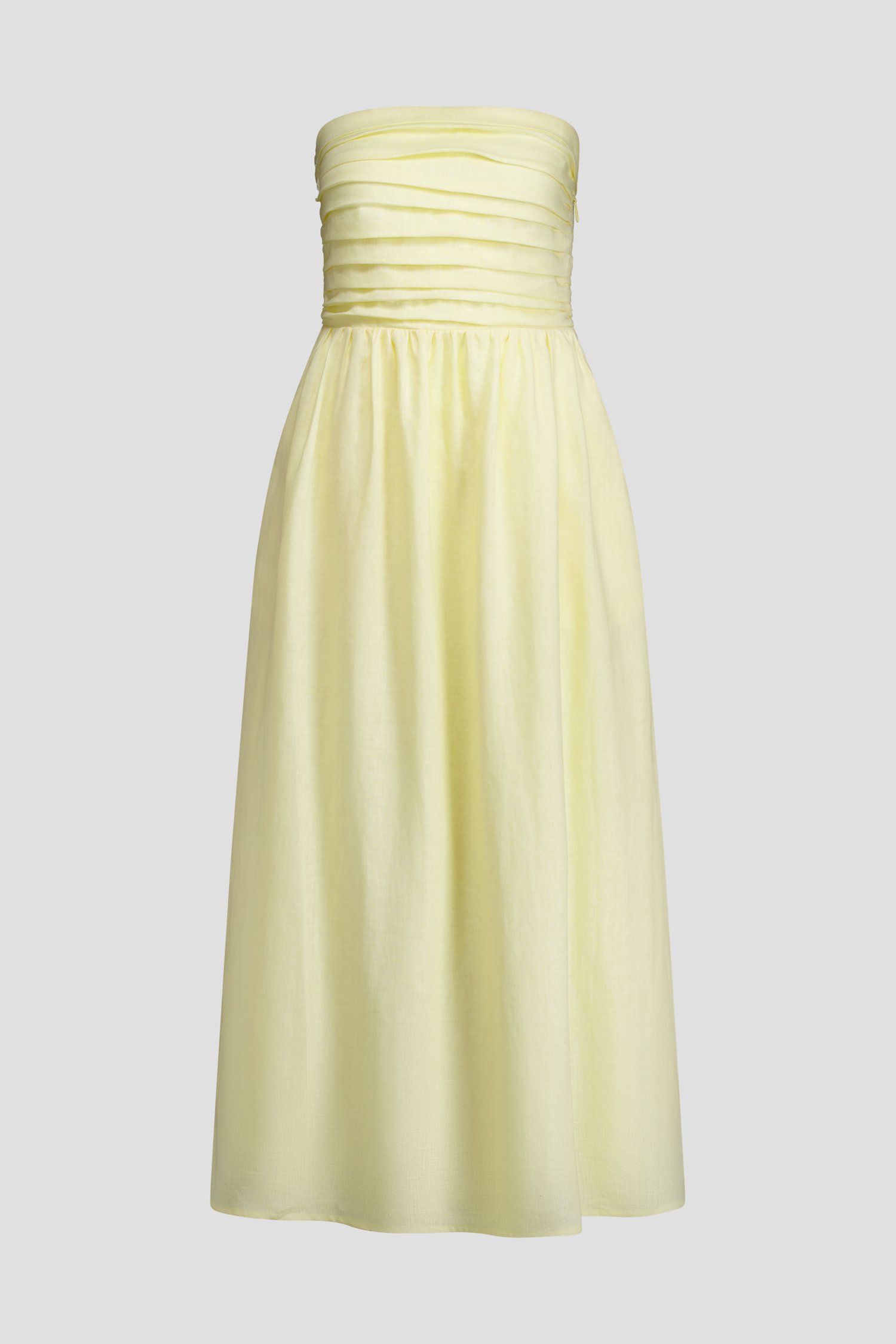 Photo produit 1 de Robe jaune sans manches de AC by Annelien Coorevits pour Femmes