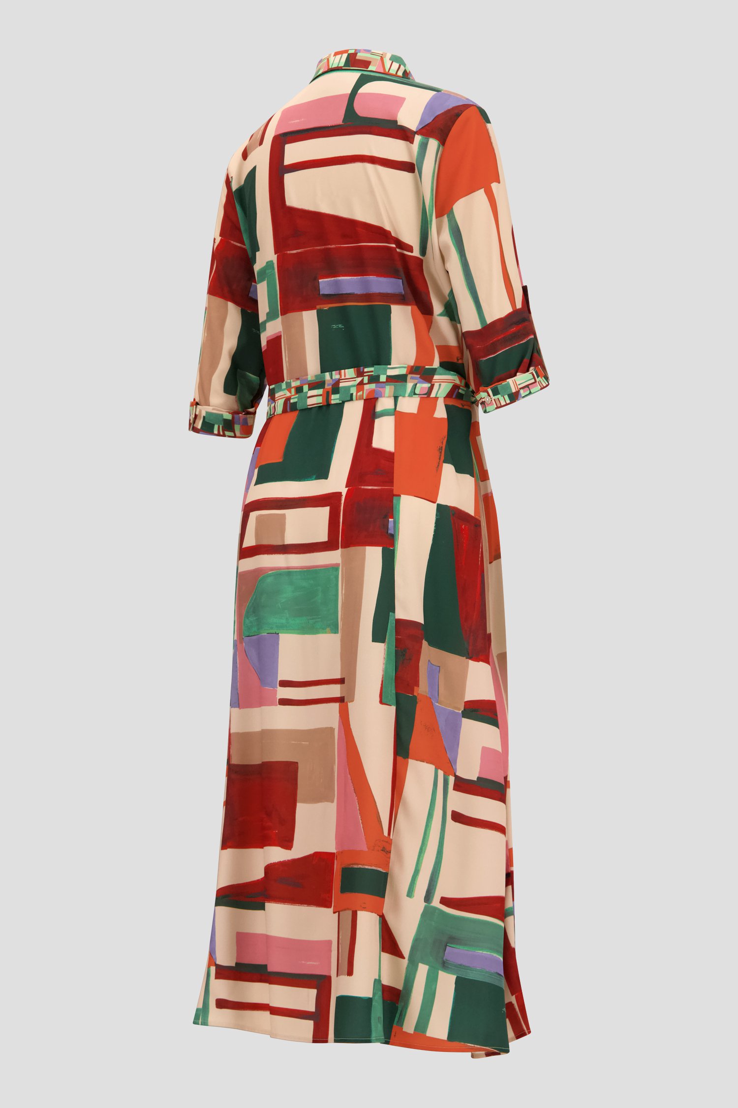 Robe longue à imprimé graphique de Claude Arielle pour Femmes