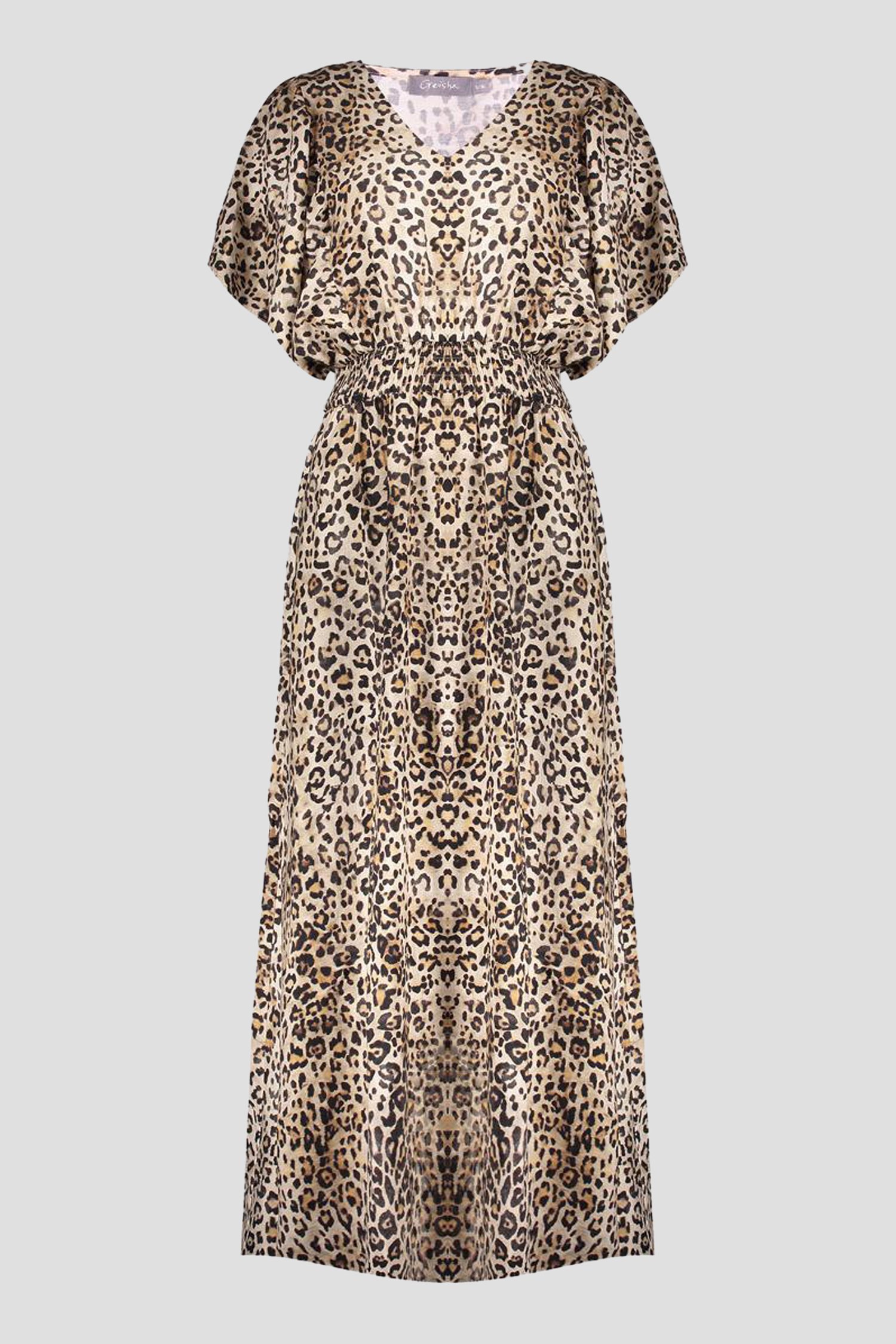 Robe longue avec imprimé panthère de Geisha pour Femmes