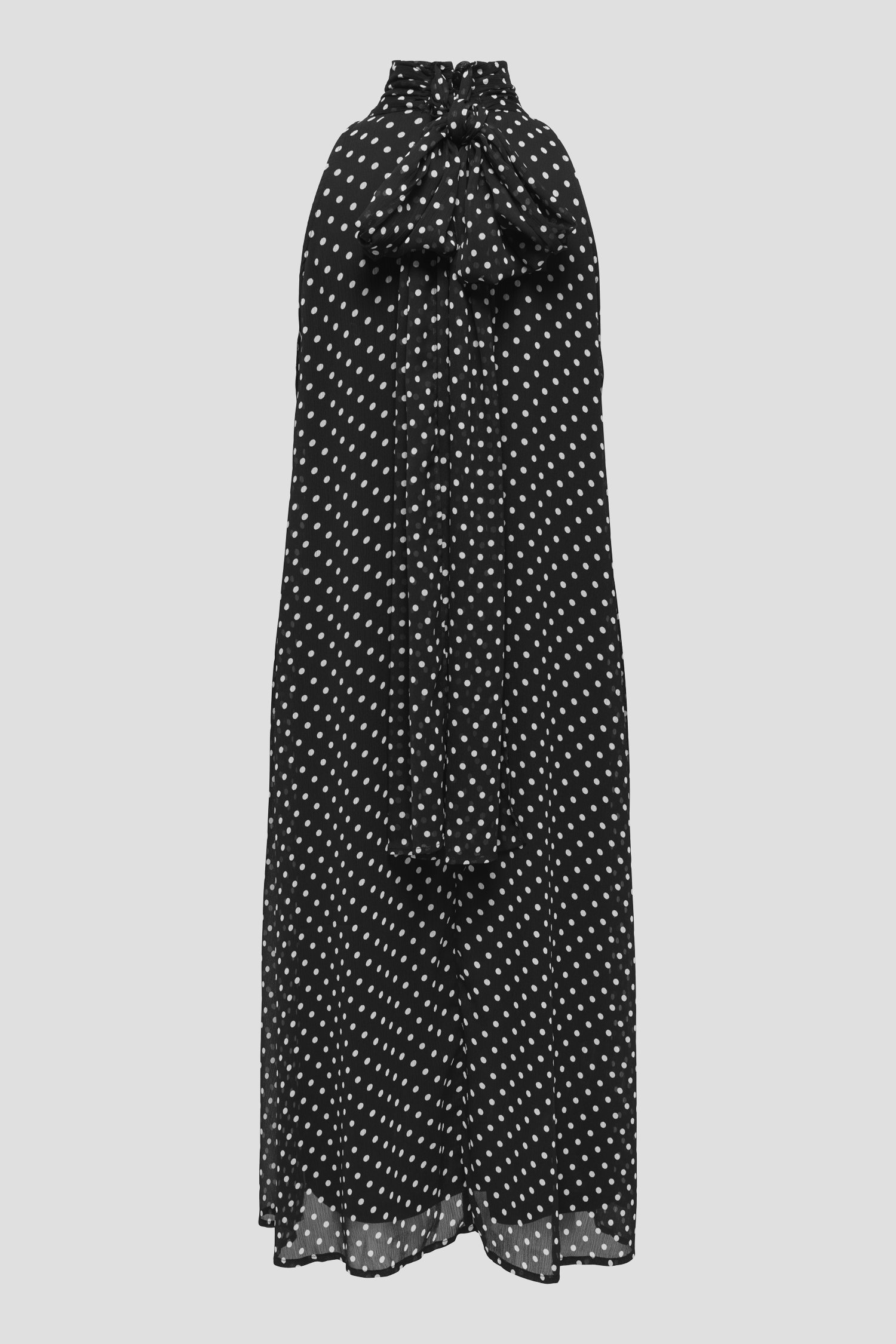 Photo produit 2 de Robe longue noire à pois de JDY pour Femmes