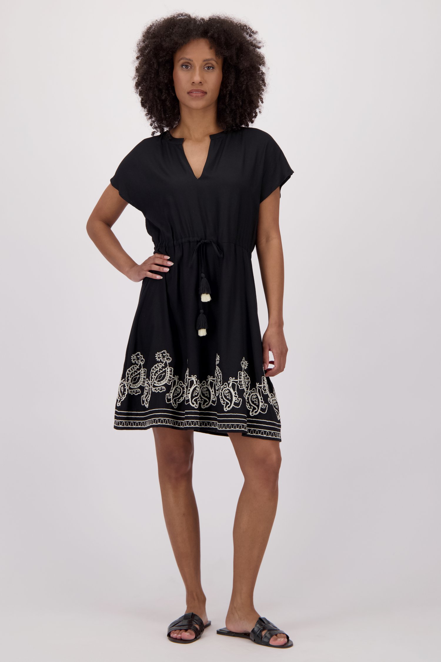 Robe noire avec motif brodé de JDY pour Femmes
