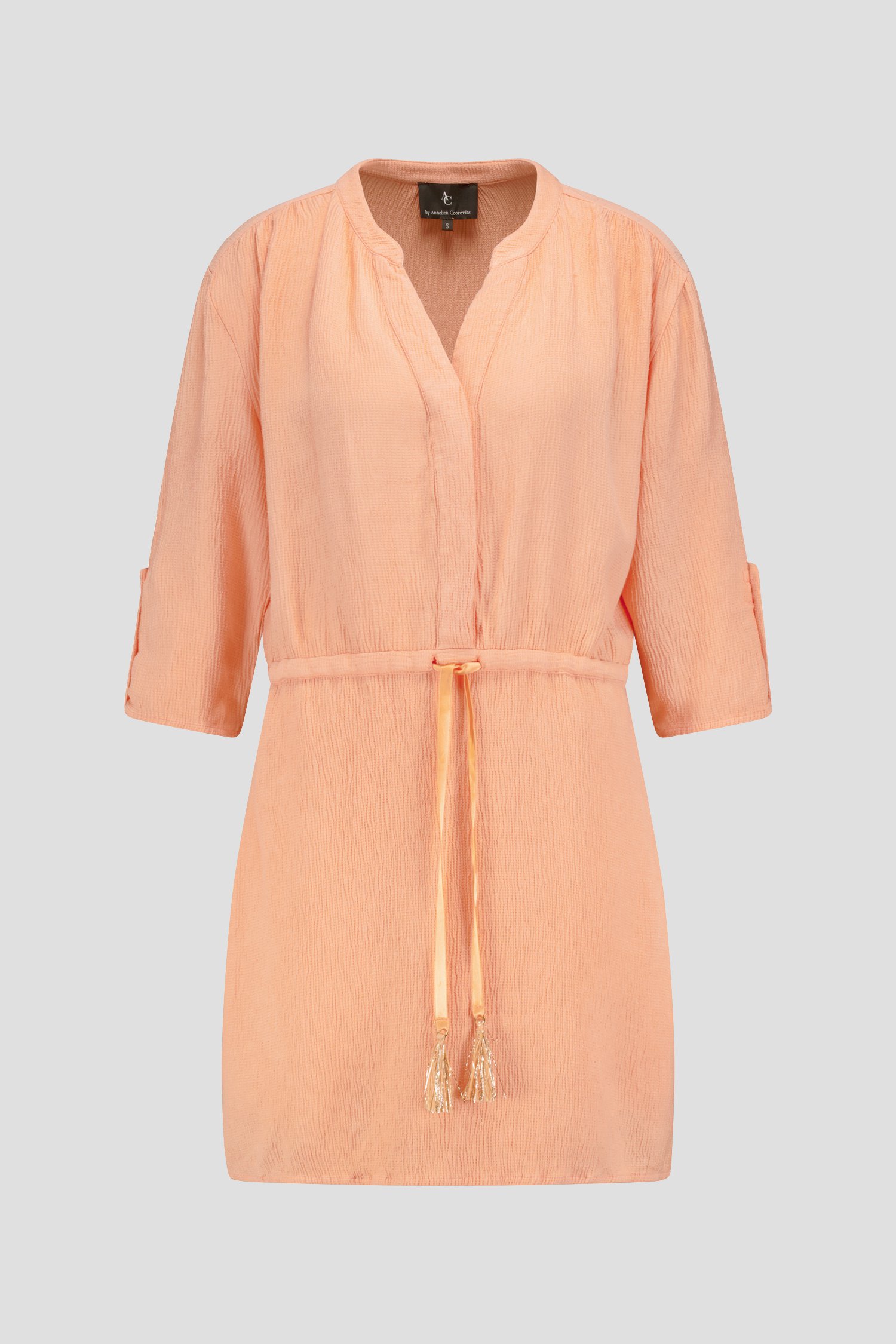 Robe rose saumoné  de AC by Annelien Coorevits pour Femmes
