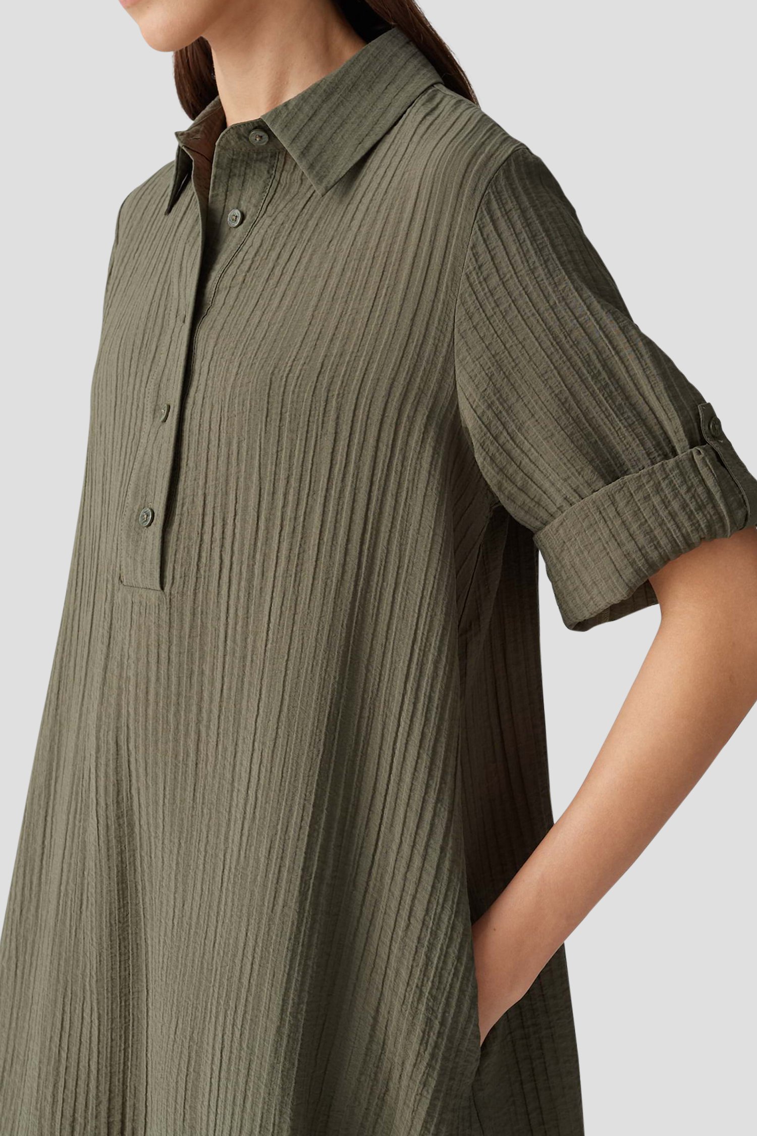 Robe vert foncé avec structure de Opus pour Femmes