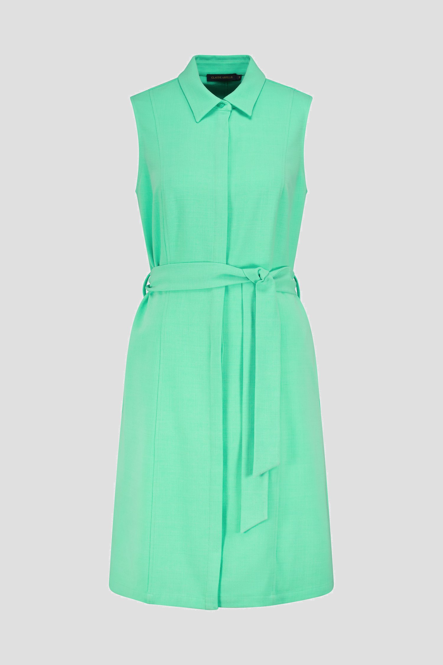 Robe verte sans manches de Claude Arielle pour Femmes