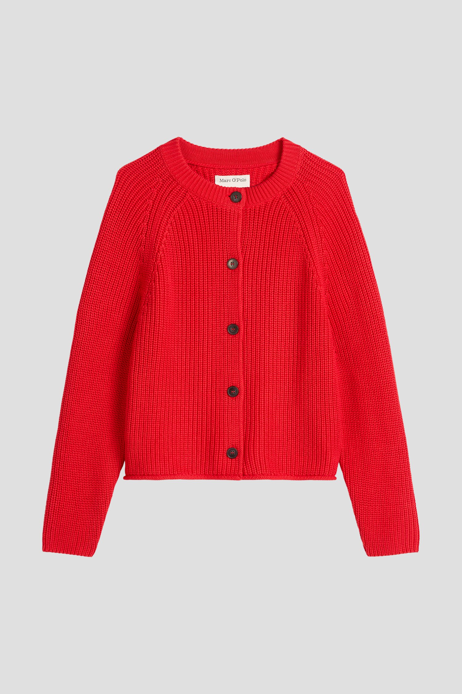 Productfoto 1 van Rode gebreide cardigan door Marc O'Polo voor Dames