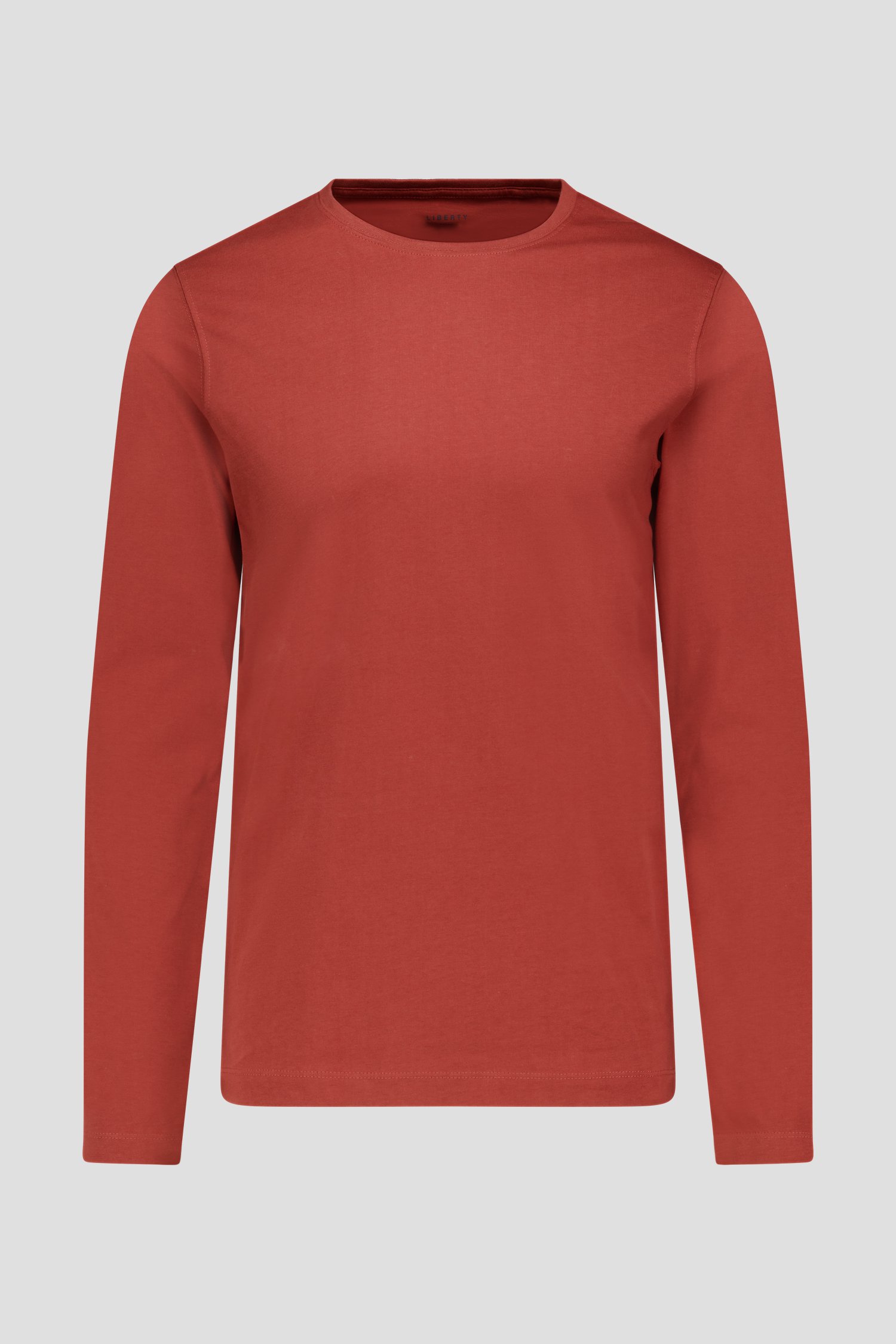 Productfoto 1 van Roestbruin T-shirt met lange mouwen door Liberty Island voor Heren