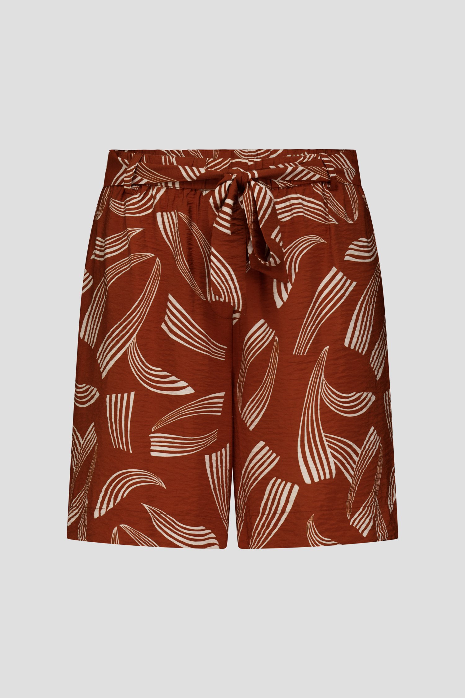 Productfoto 1 van Roestbruine bermuda met zijdelook door Liberty Loving nature voor Dames