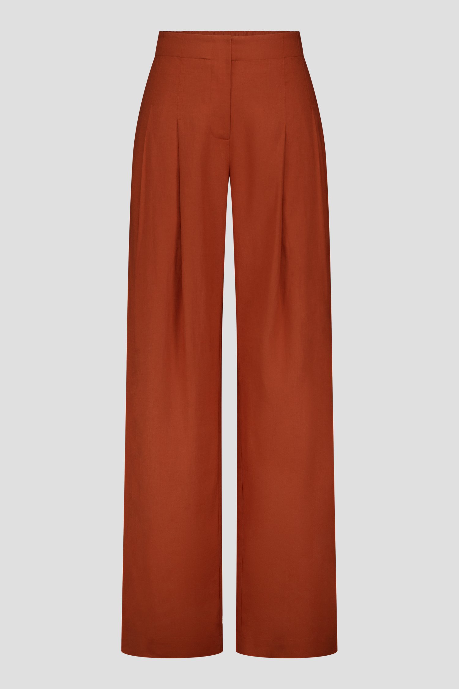 Productfoto 2 van Roestbruine linnen broek  door Liberty Loving nature voor Dames