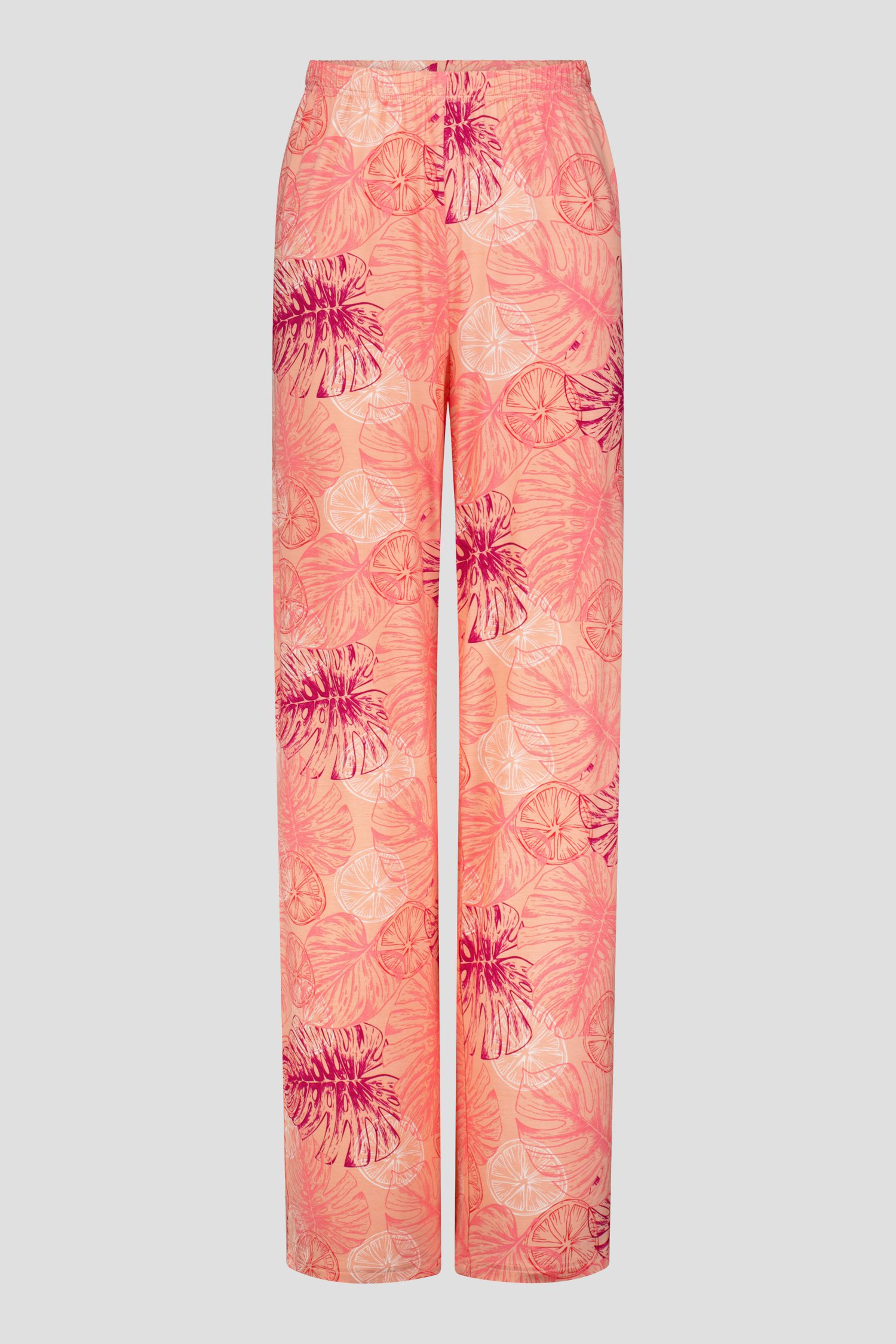 Productfoto 3 van Rood-roze pyjamaset met balderprint door Liberty Island voor Dames