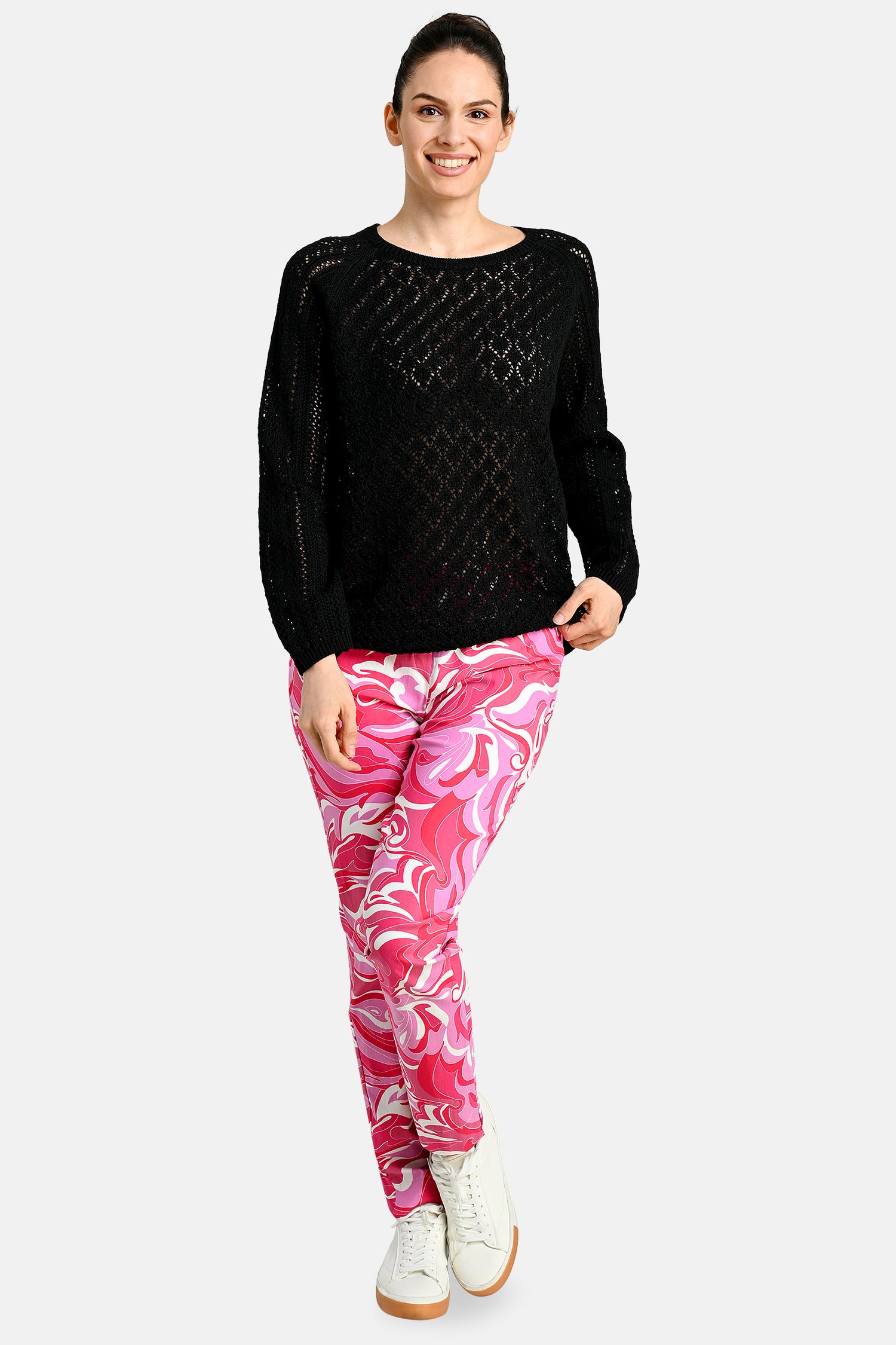 Roze broek met print van Bicalla voor Dames