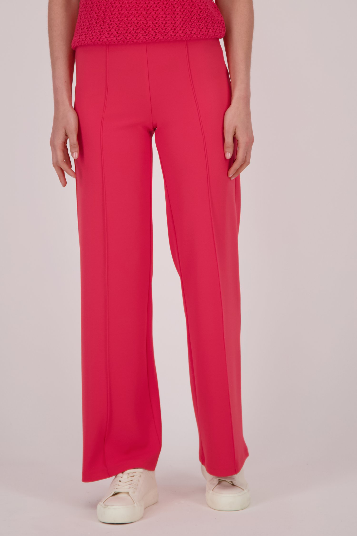 Roze broek met stretch van Liberty Island voor Dames