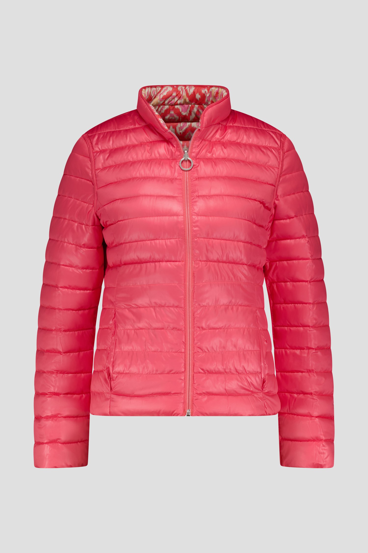 Roze omkeerbare gewatteerde jas van Barbara Lebek voor Dames