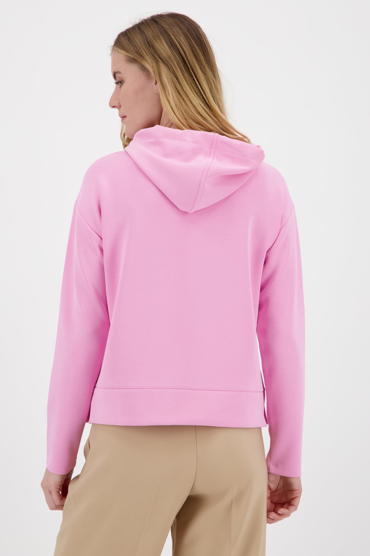 Roze sweater met kap van Opus voor Dames