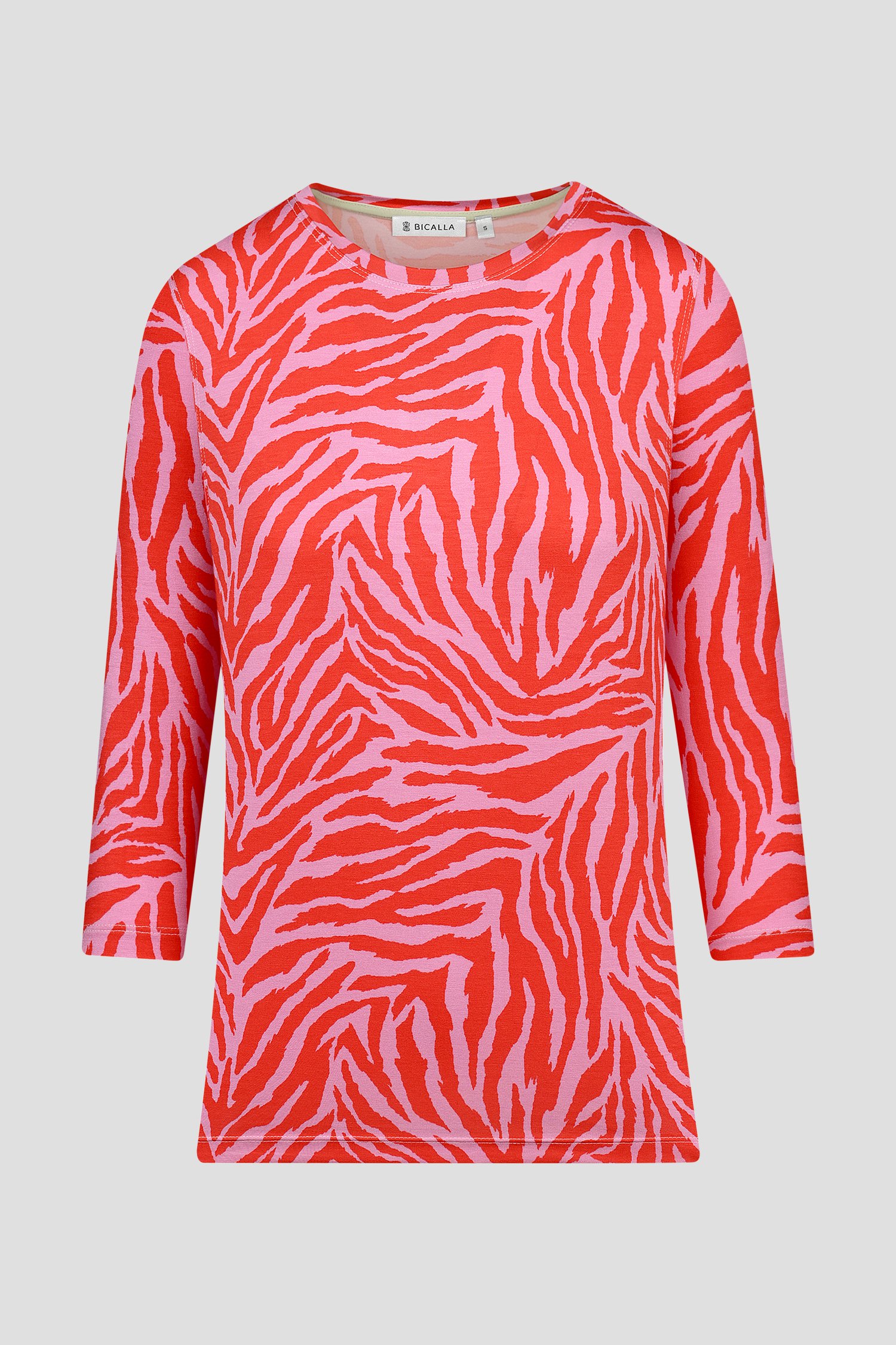 Roze T-shirt met print van Bicalla voor Dames
