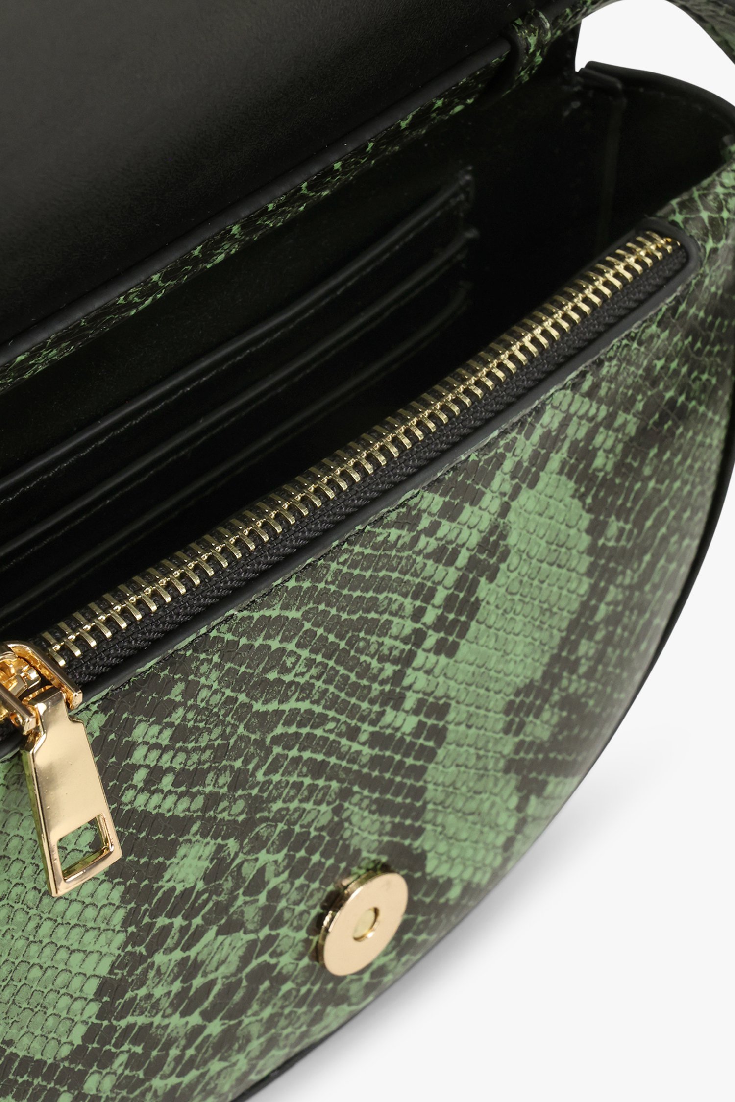 Sac à bandoulière avec imprimé animalier vert de Louise pour Femmes