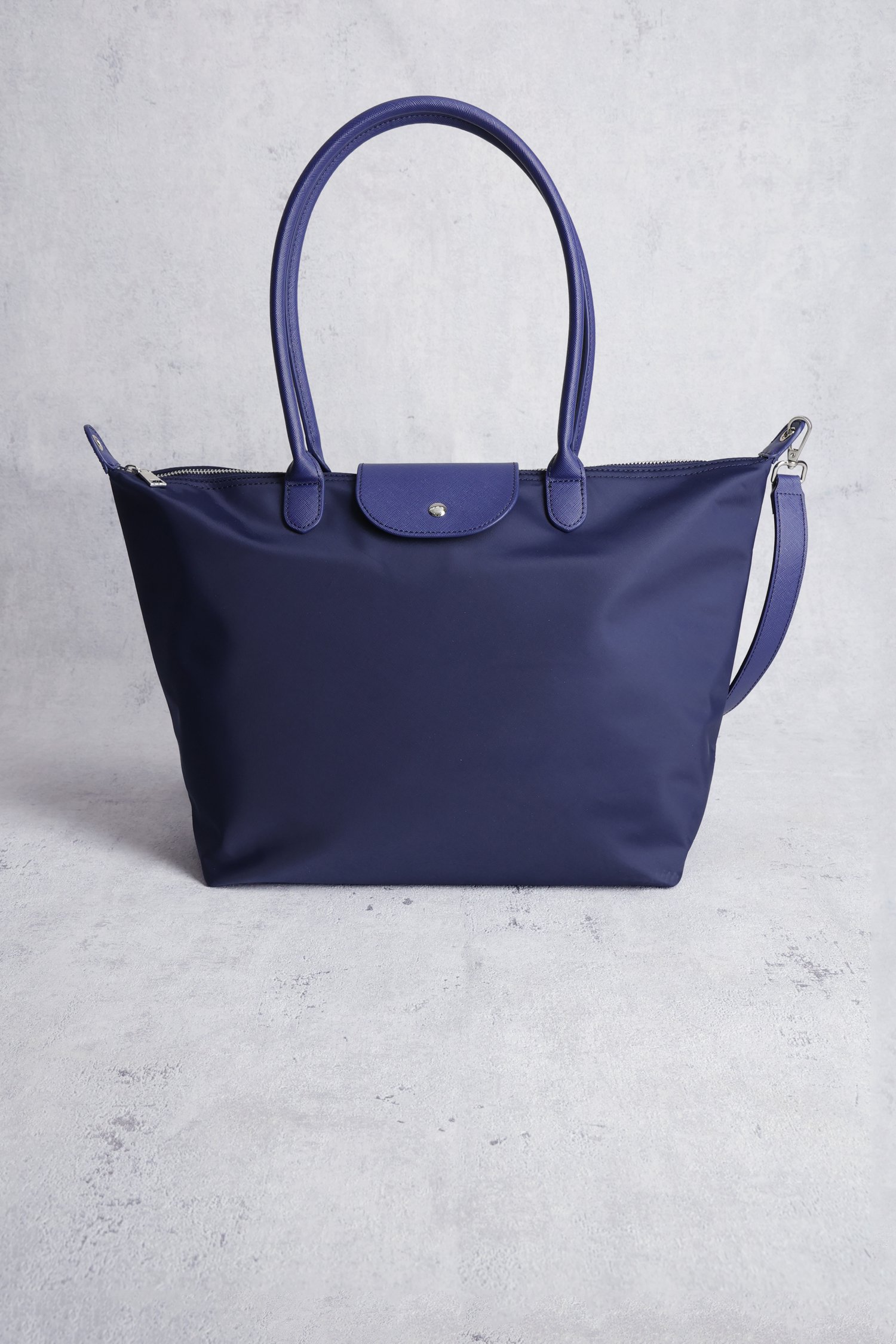 Sac à bandoulière bleu avec zip argenté de Liberty Island pour Femmes