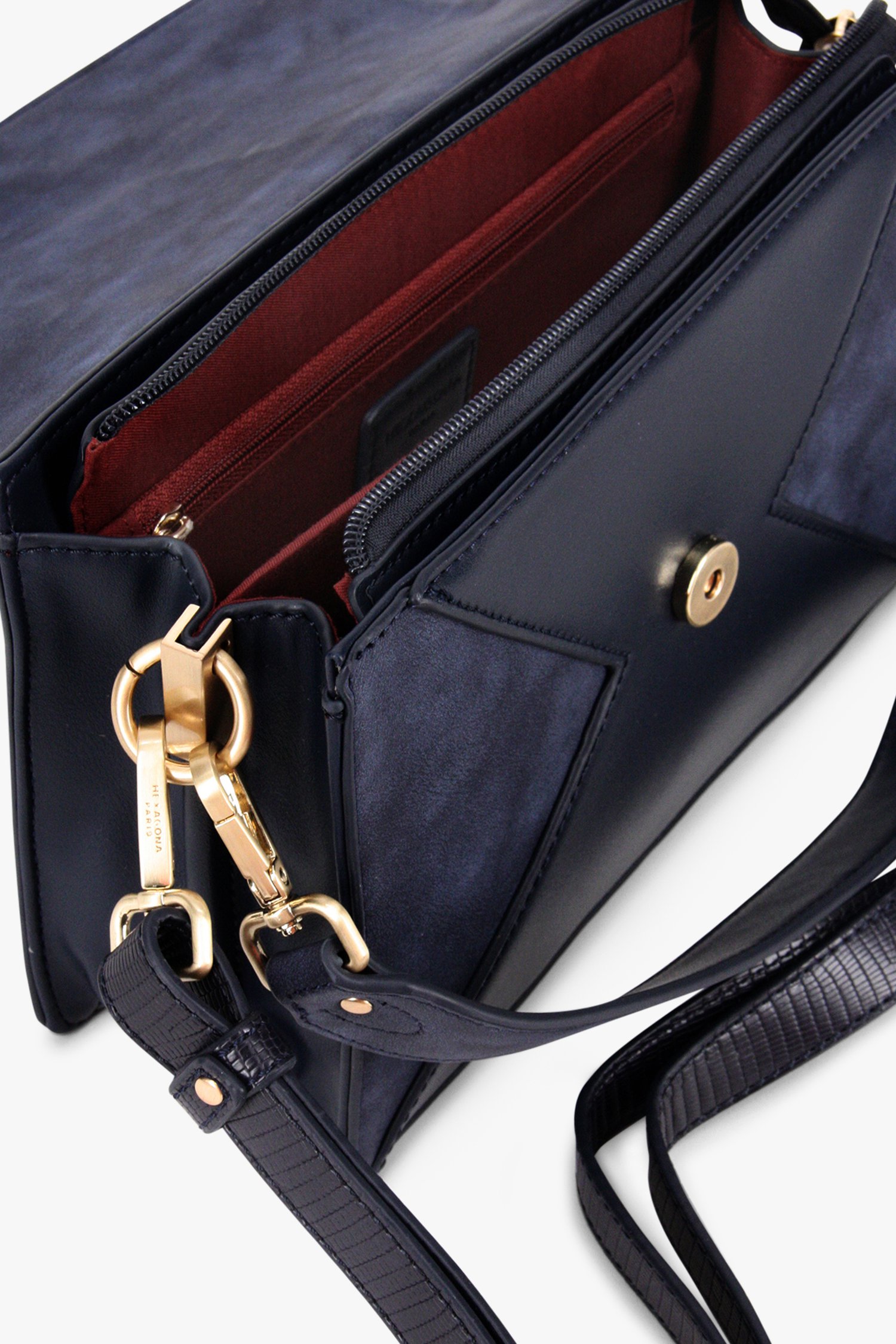 Sac à bandoulière bleu foncé  de Hexagona pour Femmes