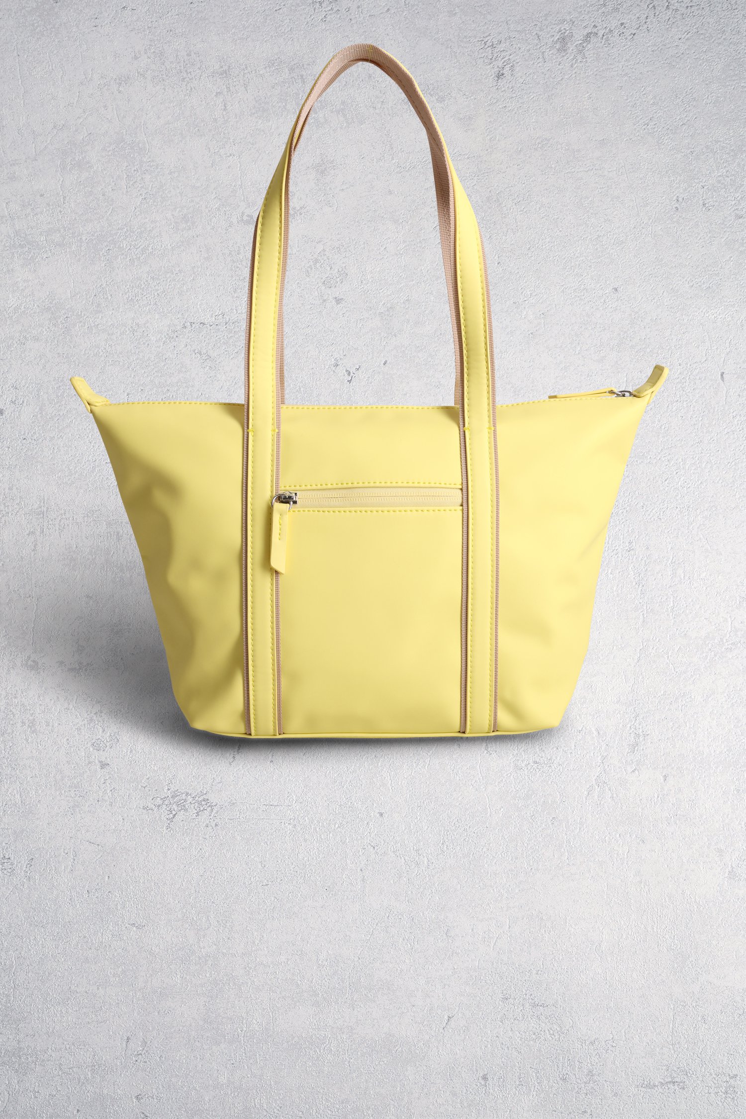 Le dos de Sac à bandoulière jaune de Hexagona pour Femmes